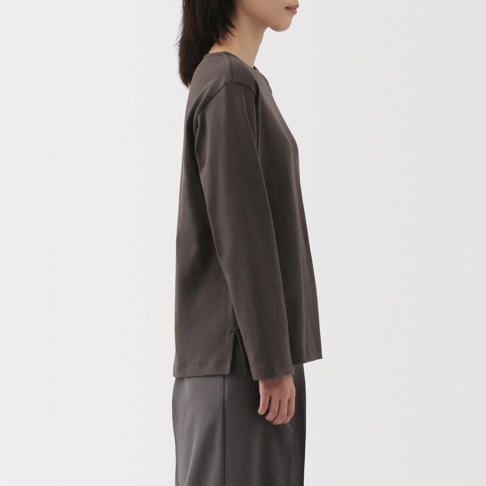 Heavyweight Cotton Boatneck T-Shirt - Image 13