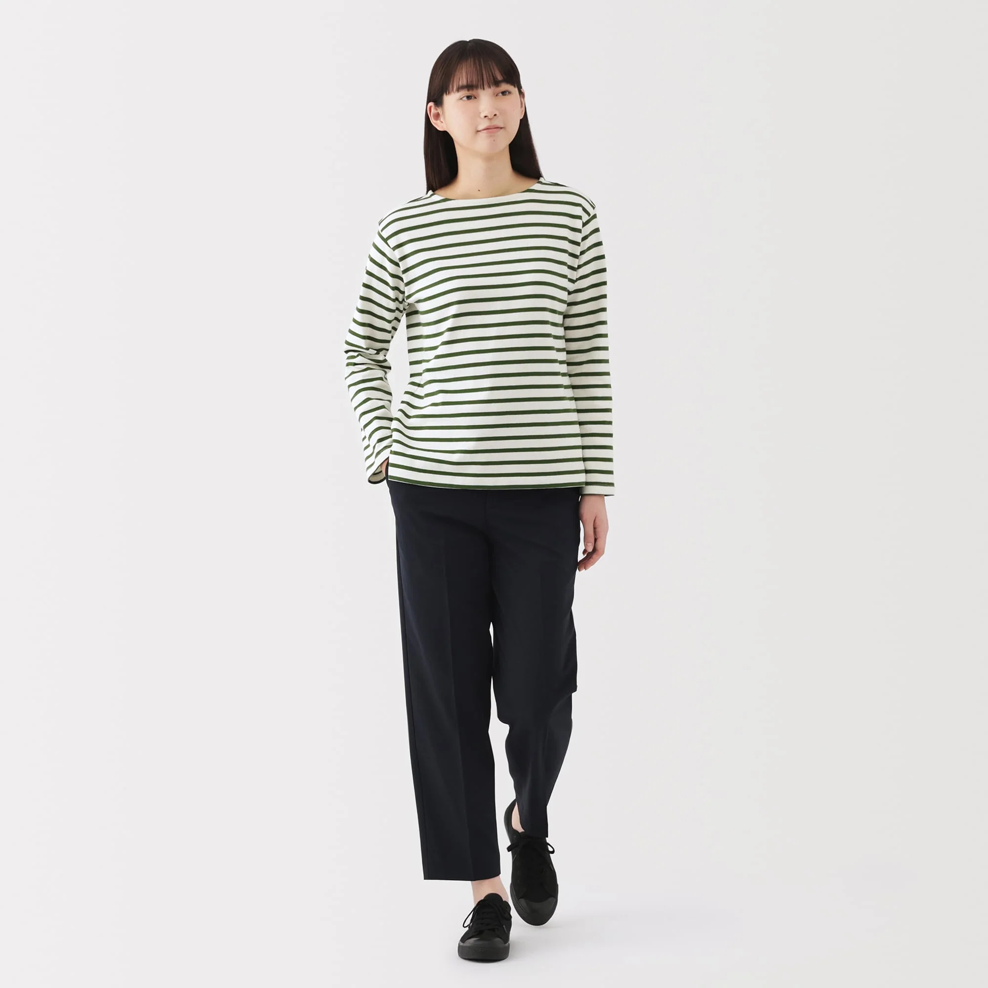 Heavyweight Cotton Boatneck T-Shirt - Image 20