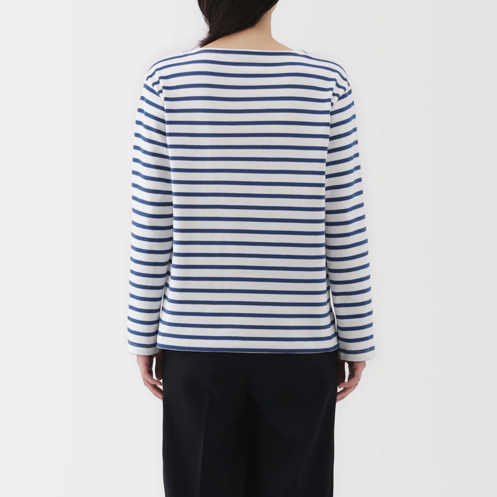 Heavyweight Cotton Boatneck T-Shirt - Image 38