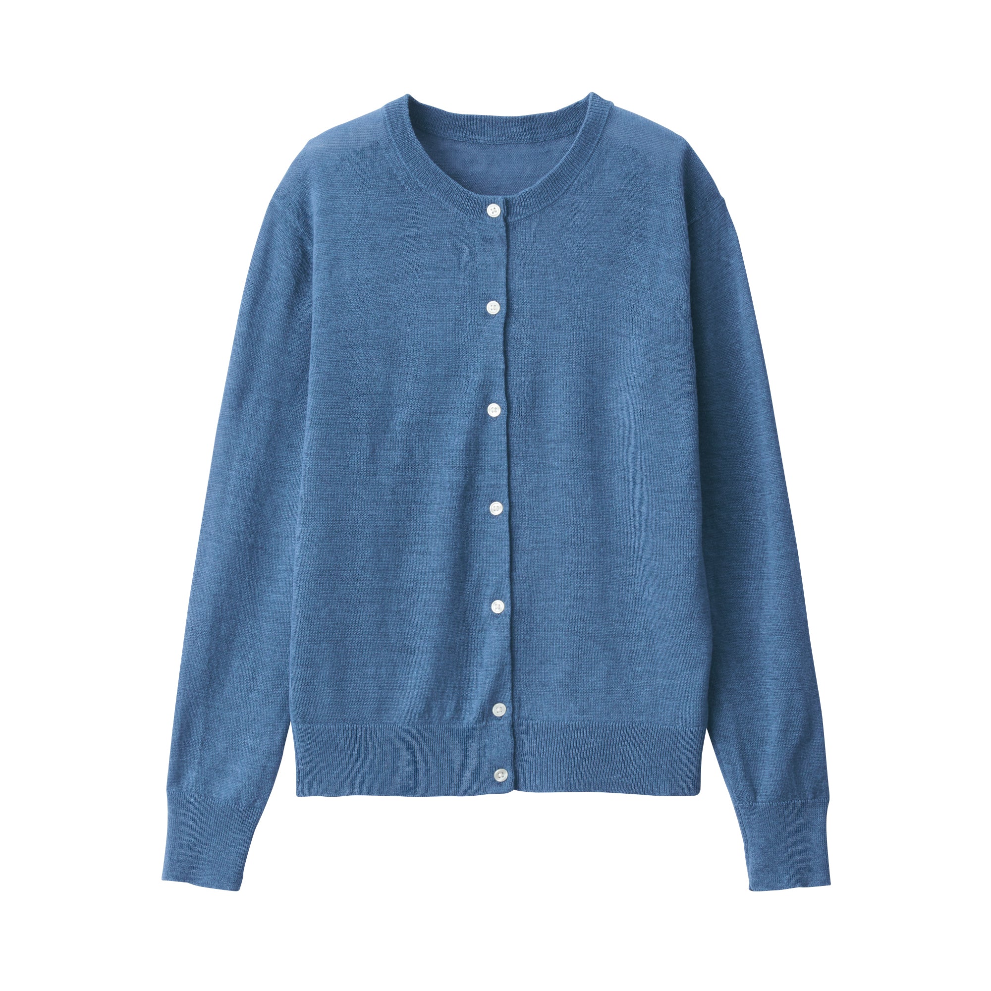 Women's Hemp Crew Neck Cardigan - Image 2