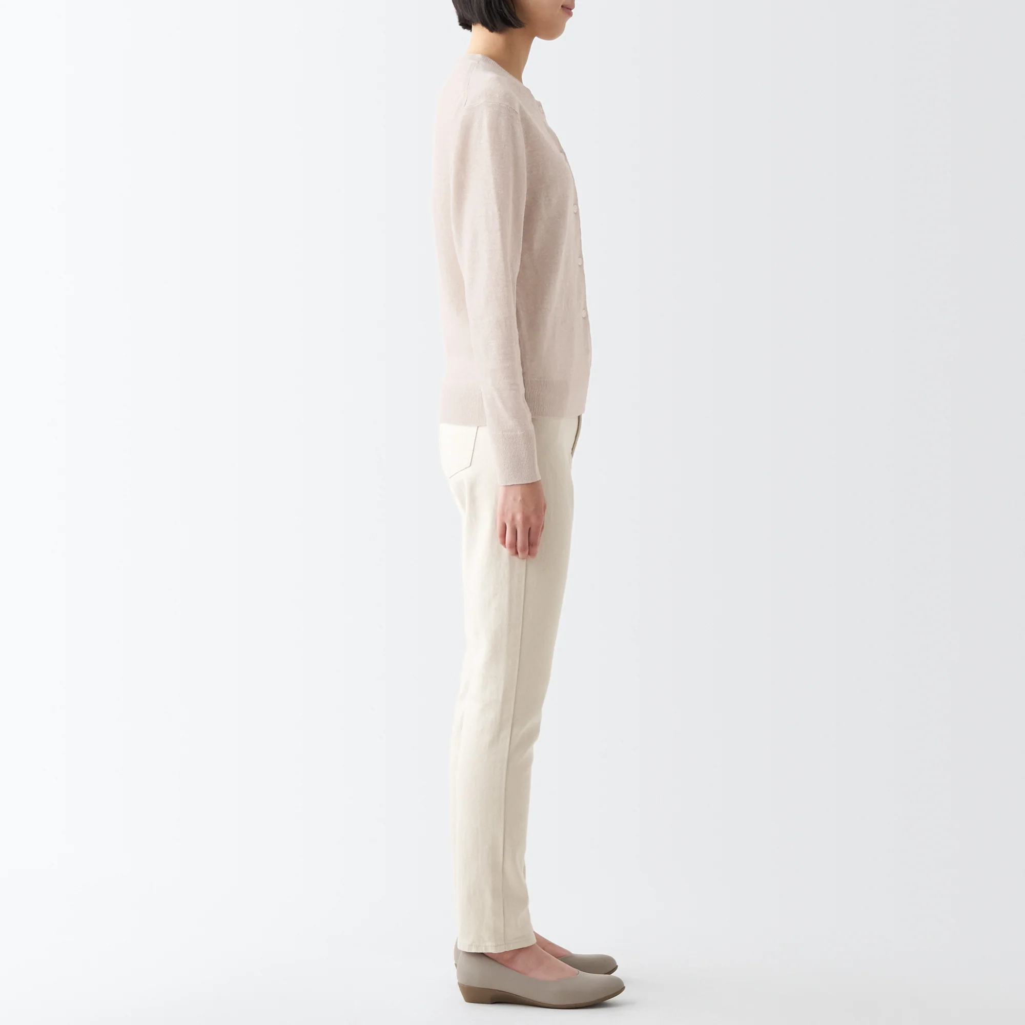 Women's Hemp Crew Neck Cardigan - Image 25