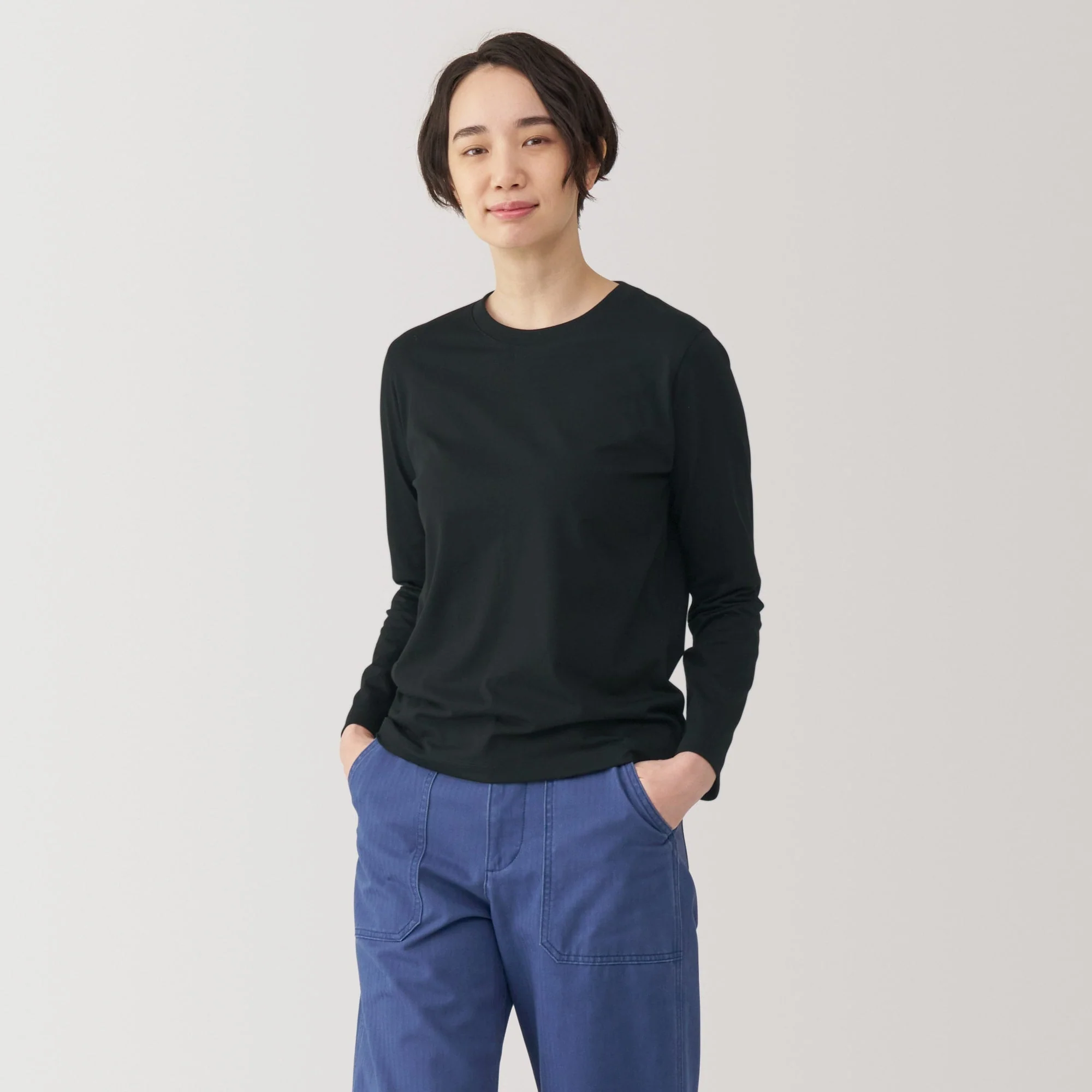 Jersey Cotton Crewneck T-Shirt - Image 3