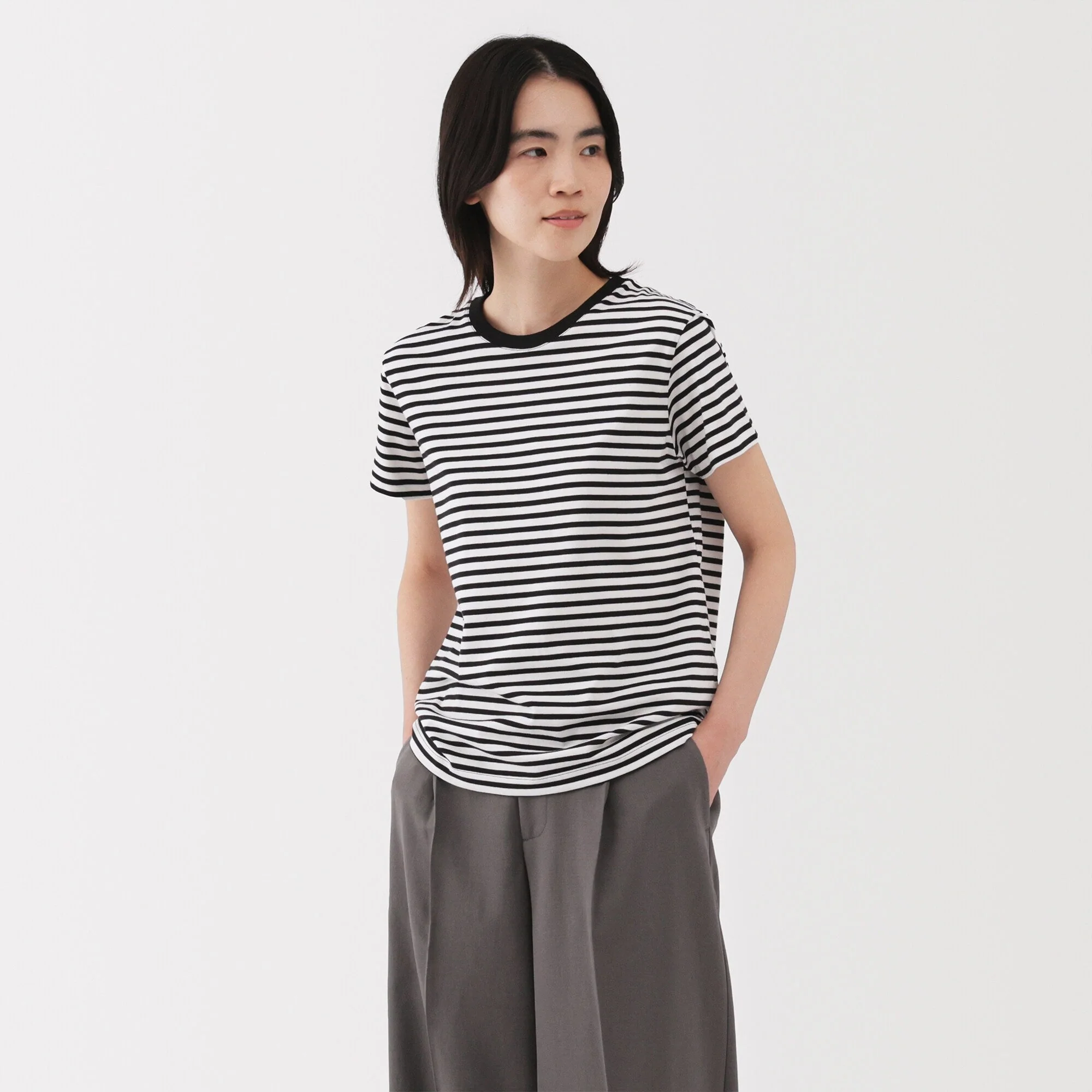 Women's Jersey Crew Neck Short Sleeve T-Shirt - Image 44