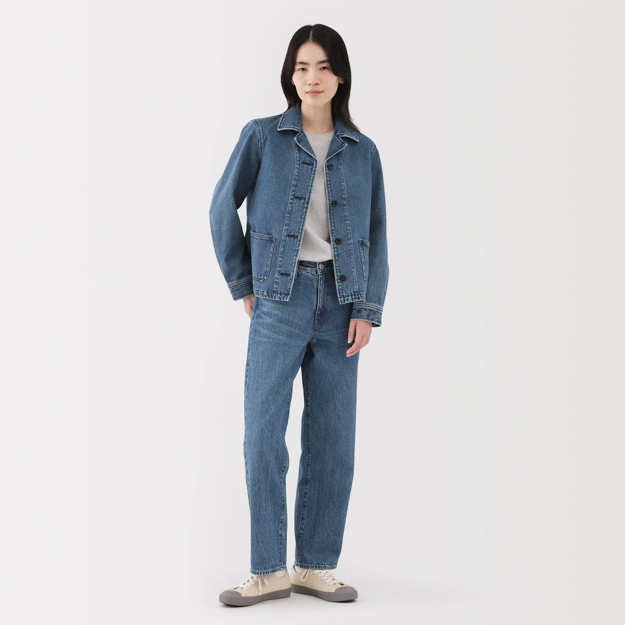 Women's Kapok Blend Denim Jacket - Image 13