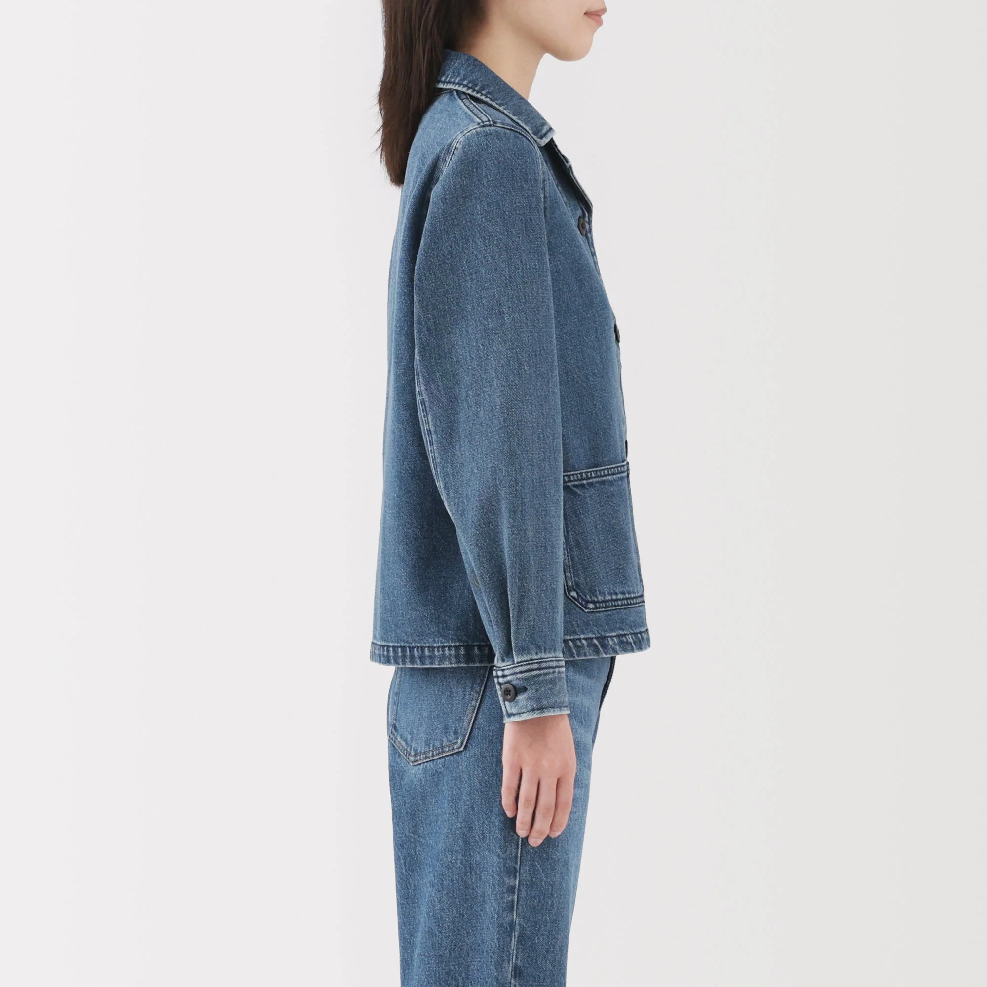 Women's Kapok Blend Denim Jacket - Image 14