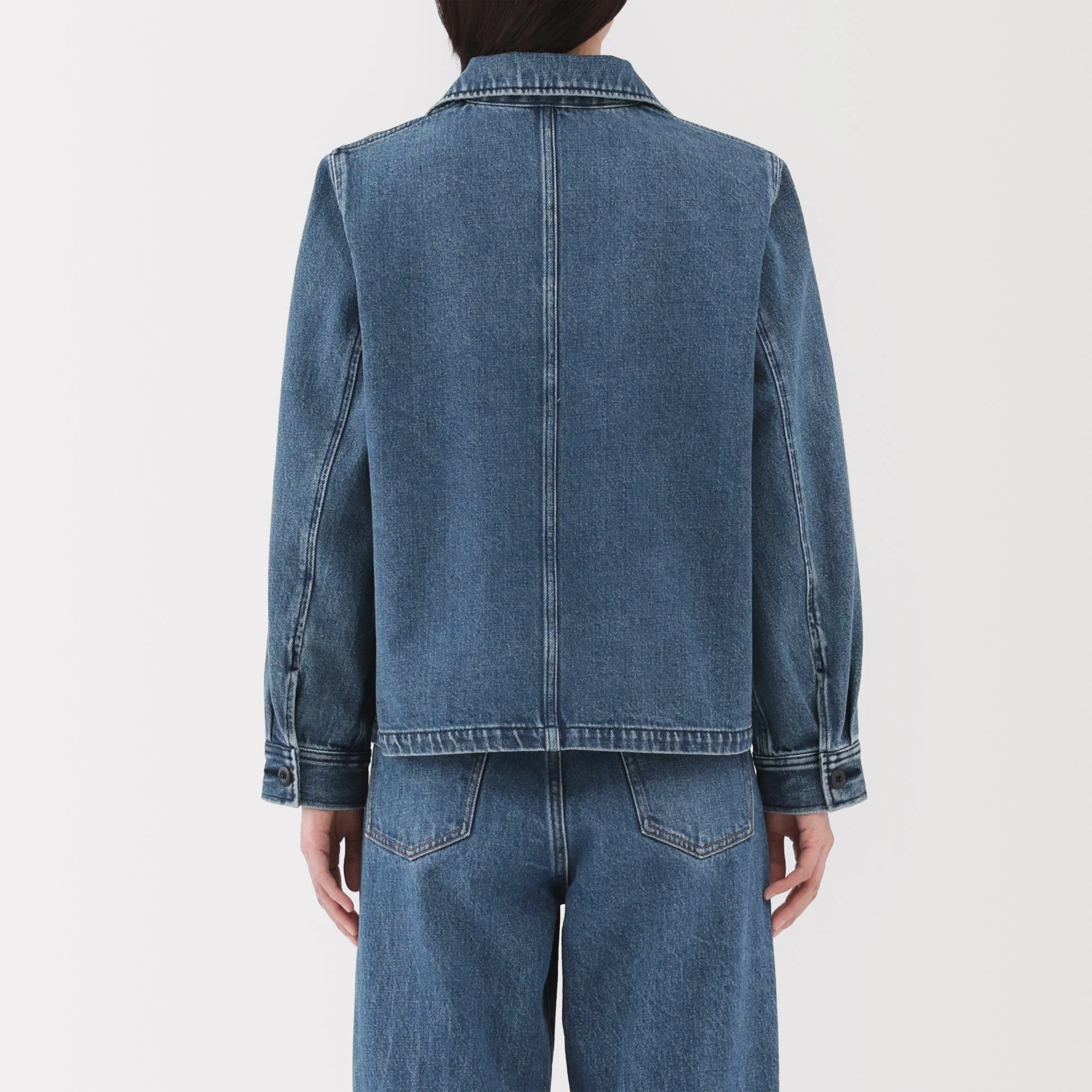 Women's Kapok Blend Denim Jacket - Image 15