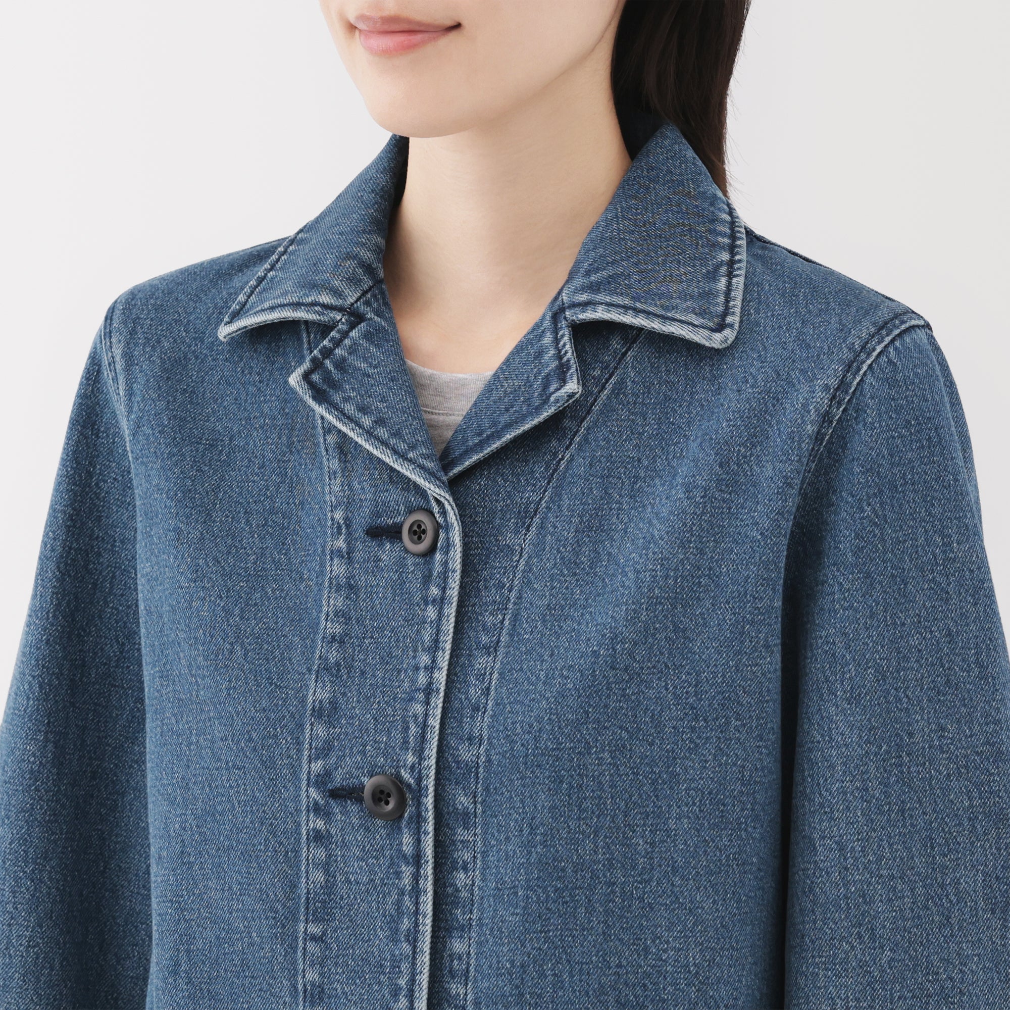 Women's Kapok Blend Denim Jacket - Image 16