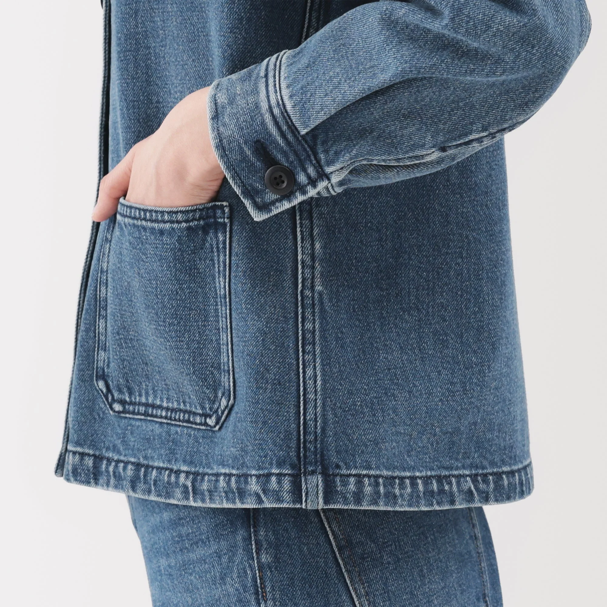 Women's Kapok Blend Denim Jacket - Image 17