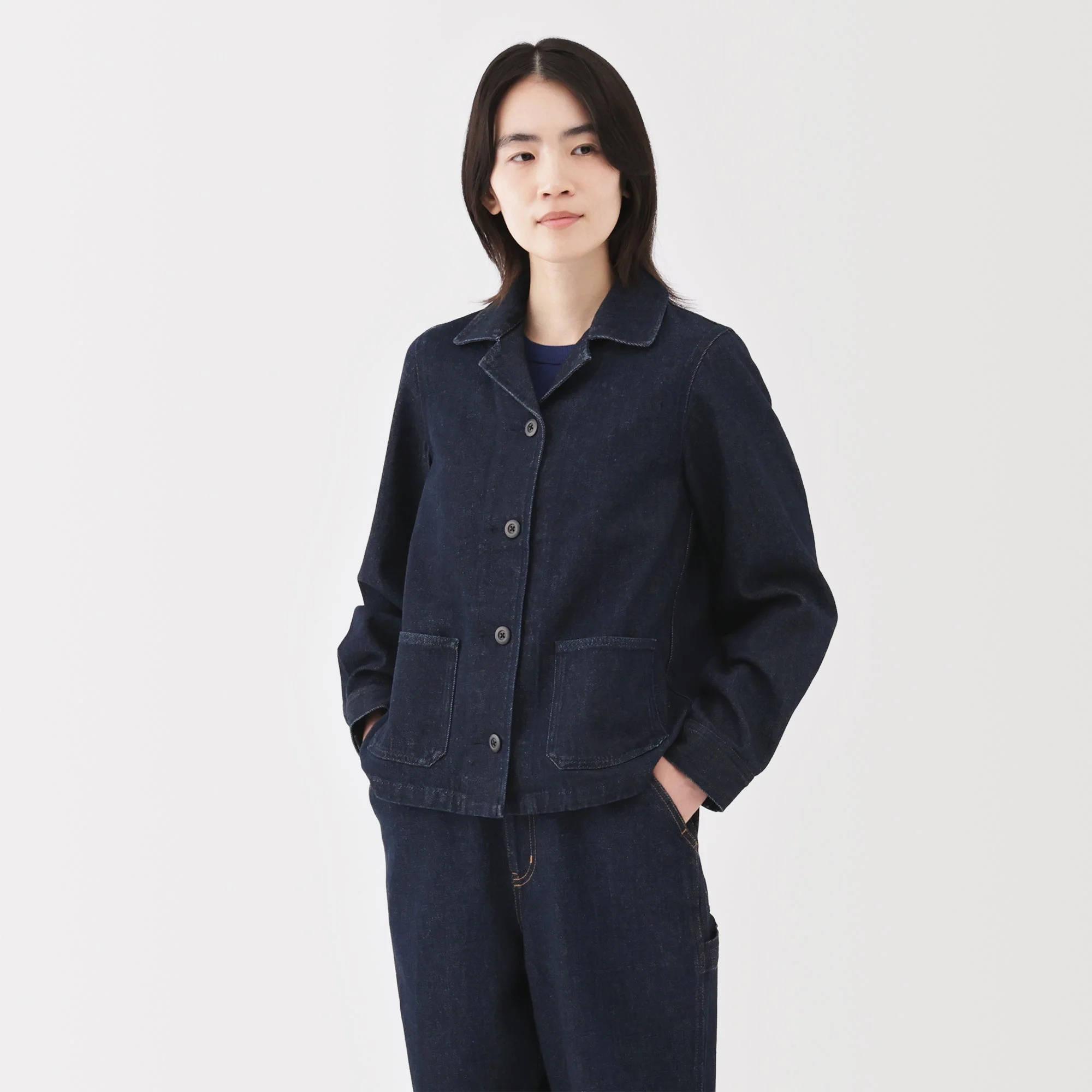 Women's Kapok Blend Denim Jacket - Image 3
