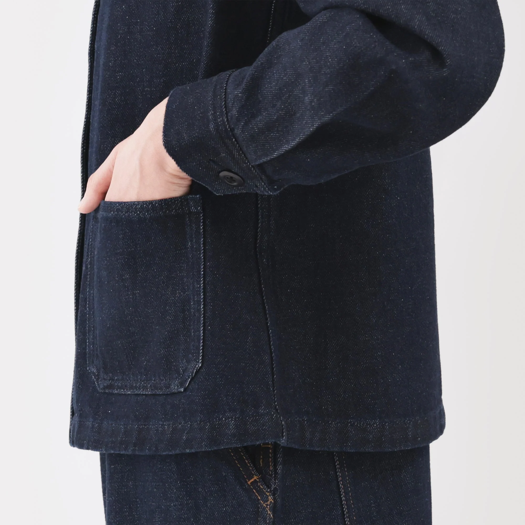 Women's Kapok Blend Denim Jacket - Image 8