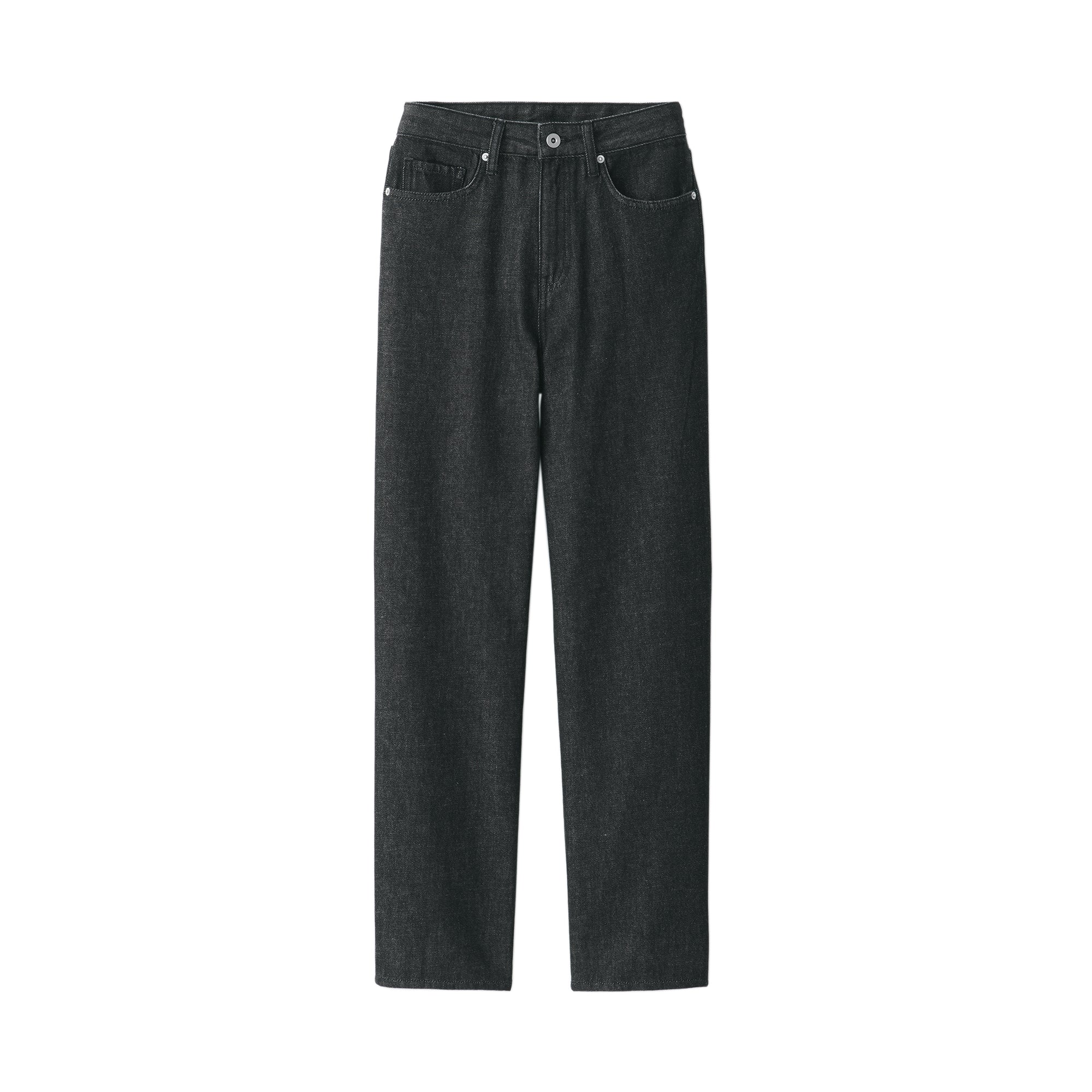 Women's Kapok Blend Denim Straight Pants - Image 2