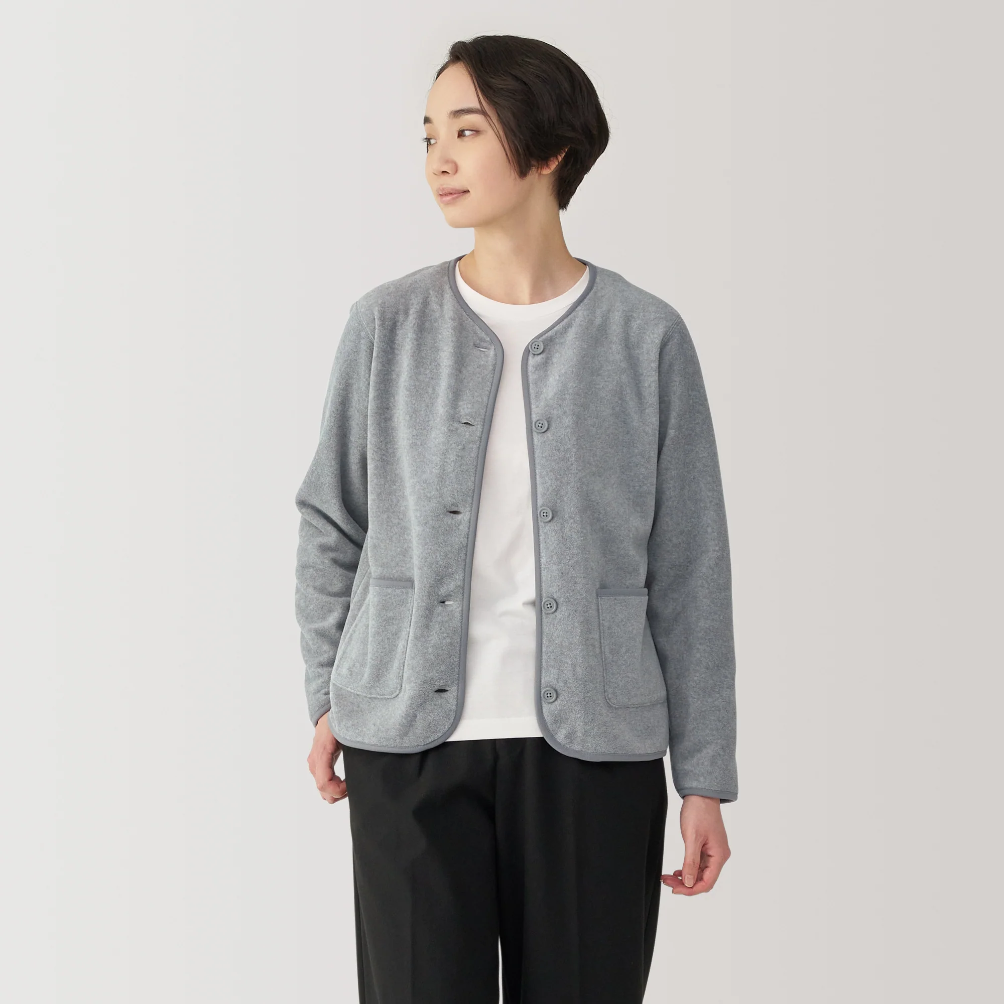 Recyclable Fleece Cardigan - Image 3