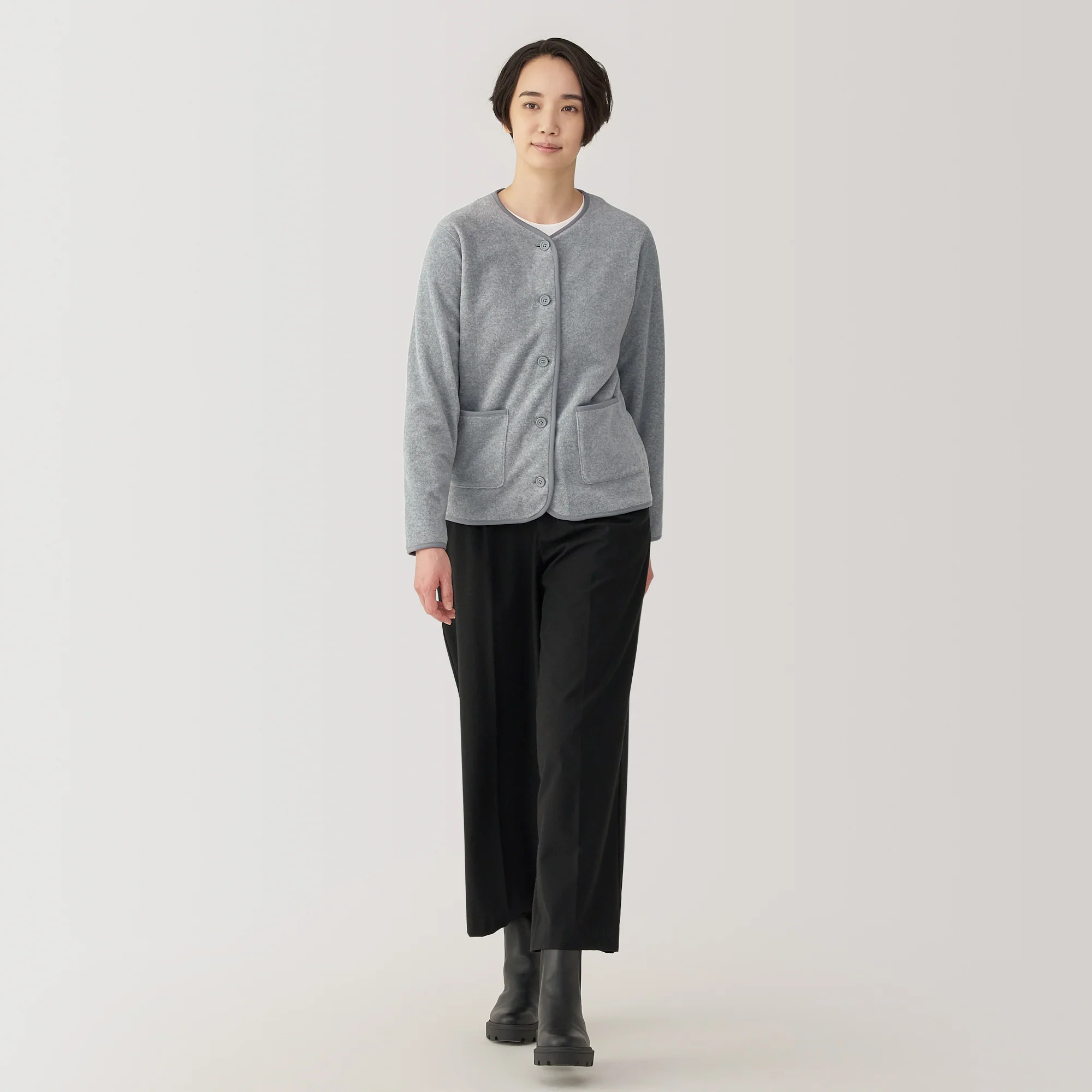 Recyclable Fleece Cardigan - Image 4