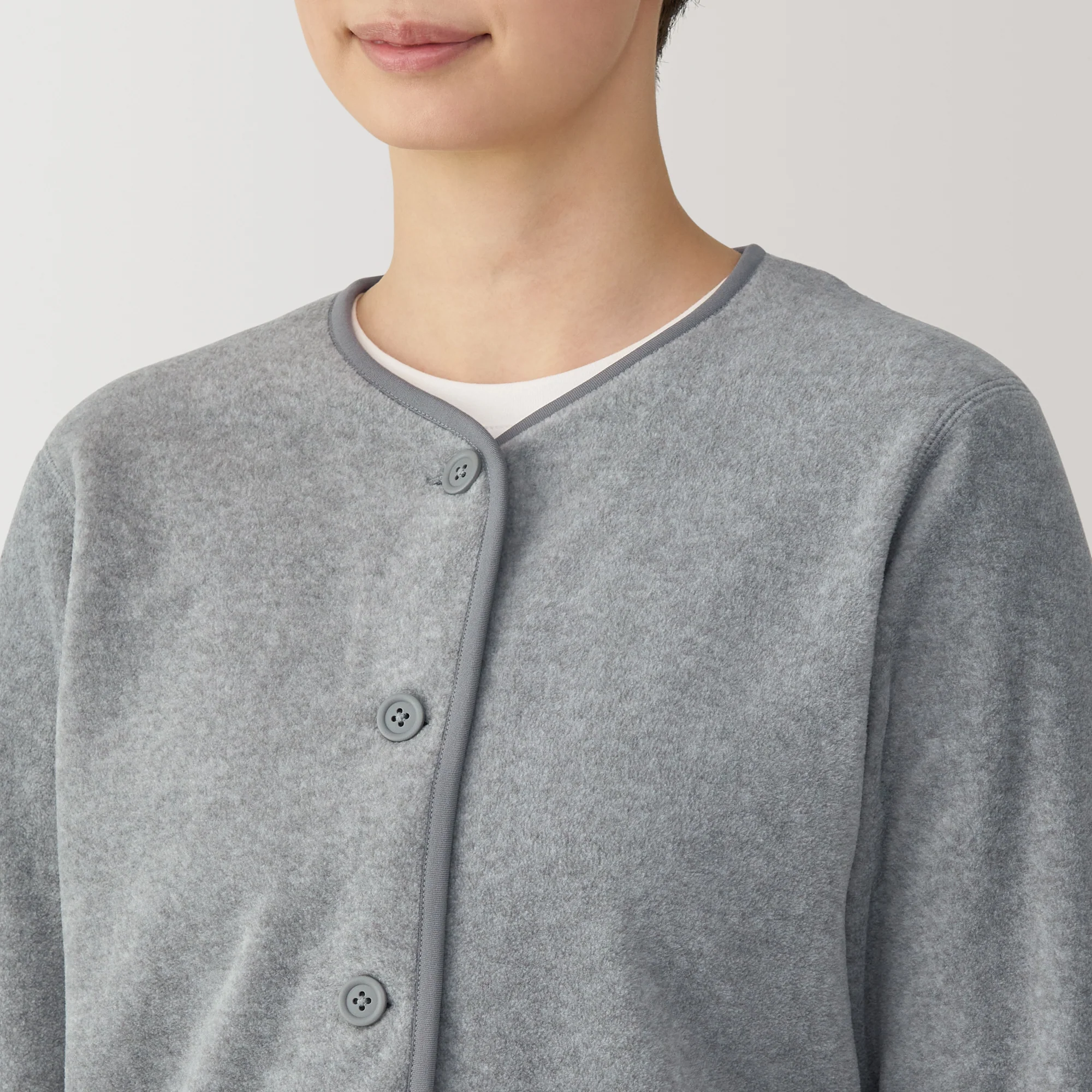 Recyclable Fleece Cardigan - Image 7