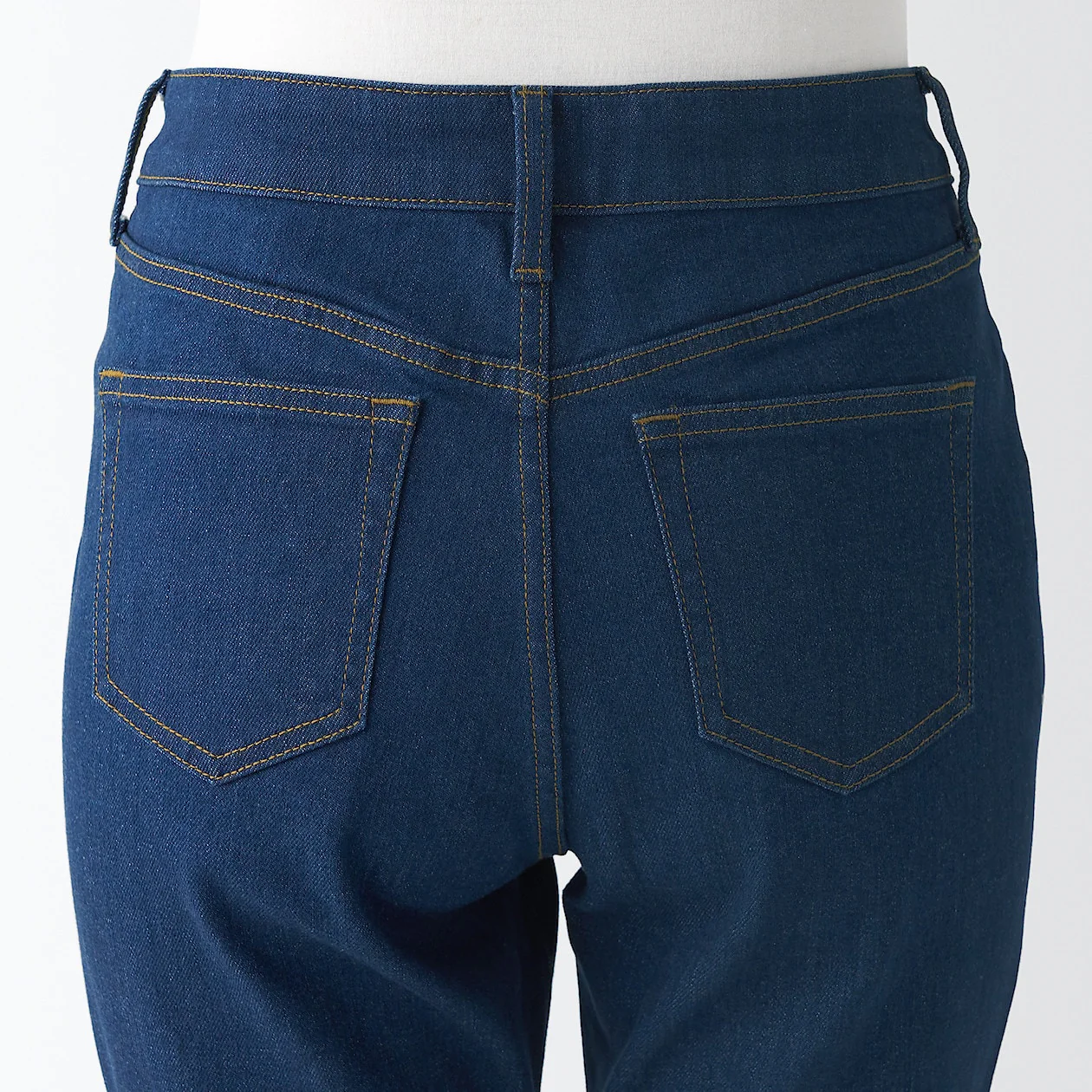 Women's Stretch Denim Slim Pants Blue (L 30inch / 75cm) - Image 8