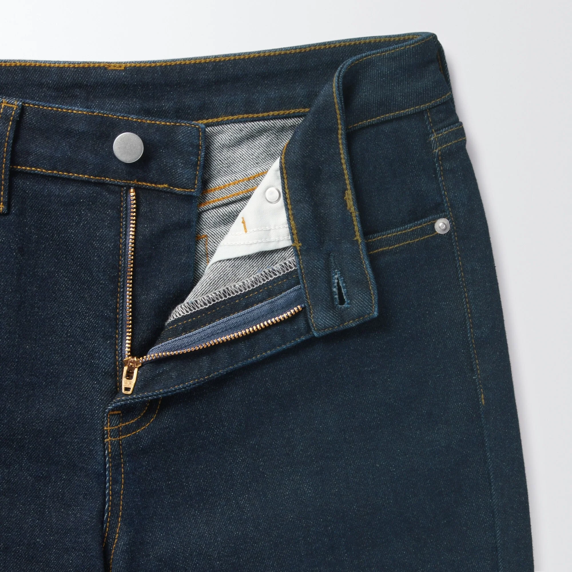 Women's Stretch Denim Slim Pants Dark Navy (L 30inch / 75cm) - Image 9