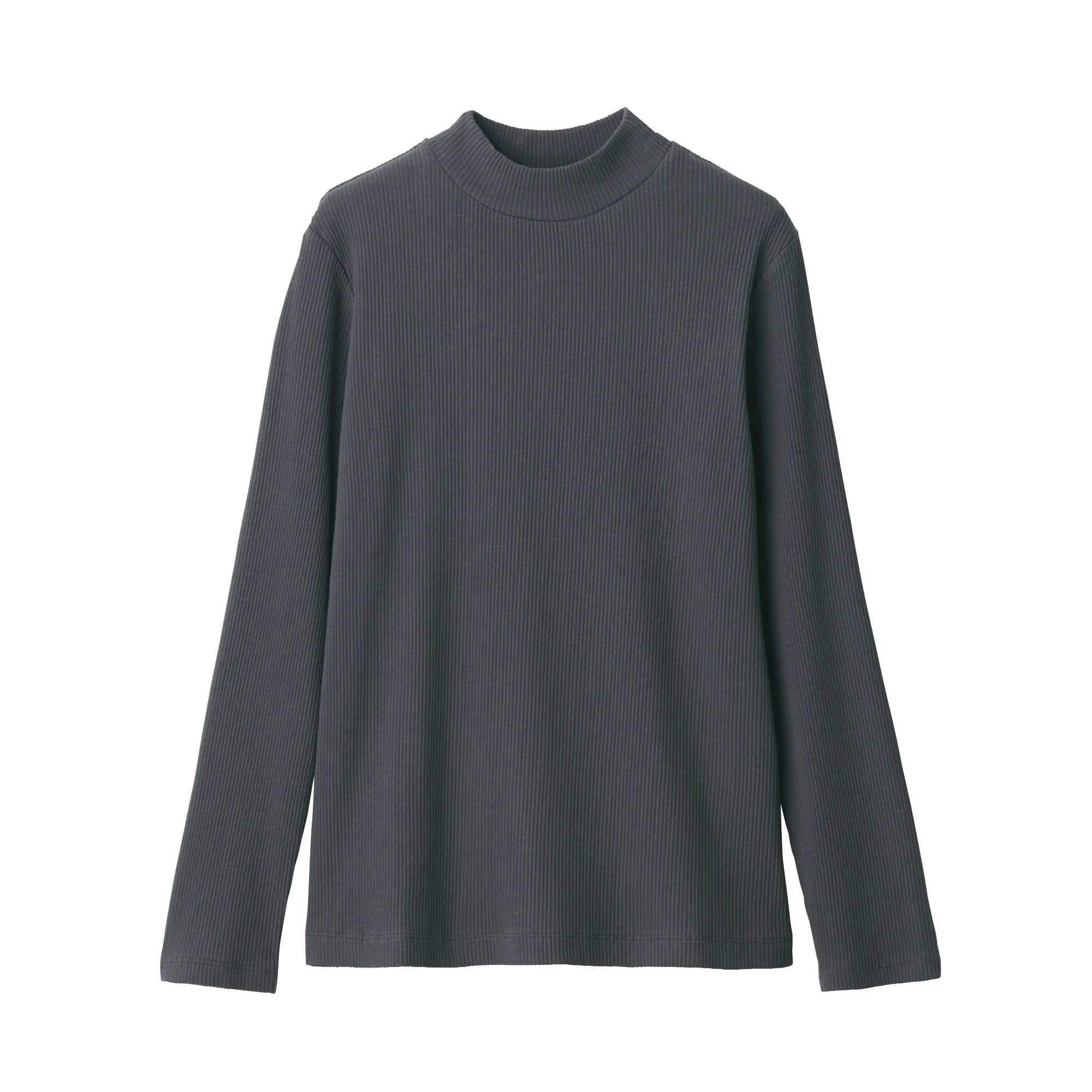 Women's Stretch Ribbed High Neck T-Shirt - Image 12