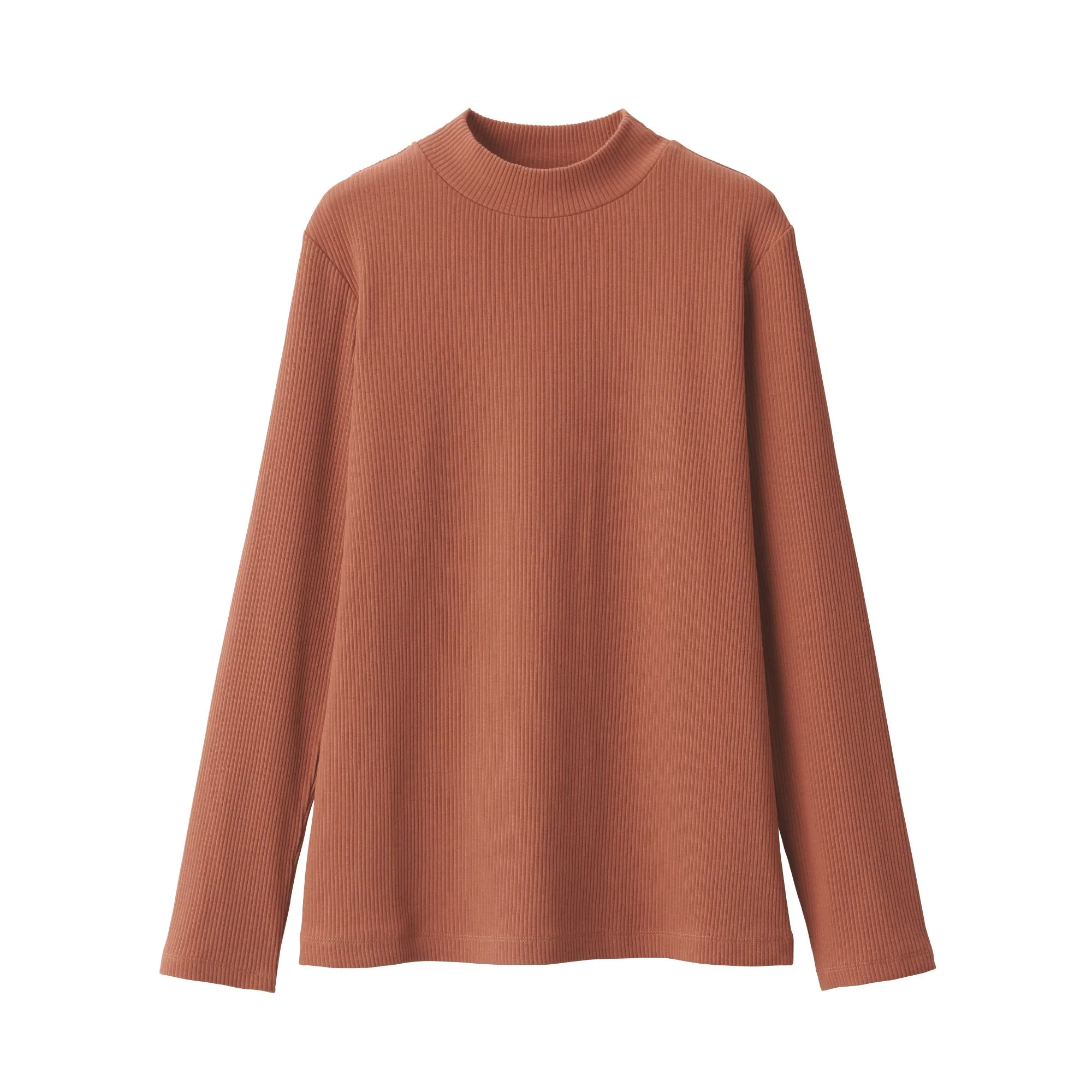 Women's Stretch Ribbed High Neck T-Shirt - Image 29