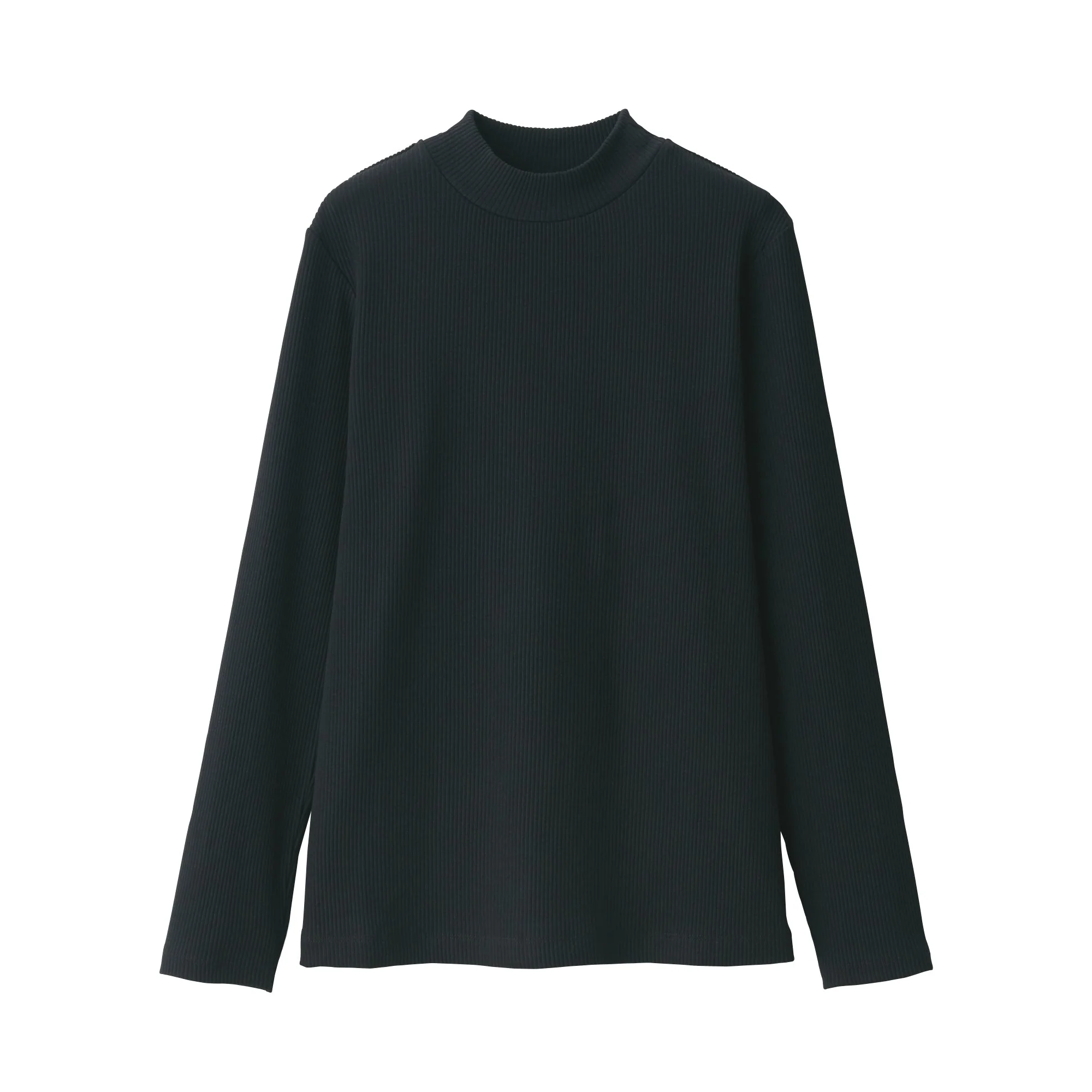 Women's Stretch Ribbed High Neck T-Shirt - Image 45