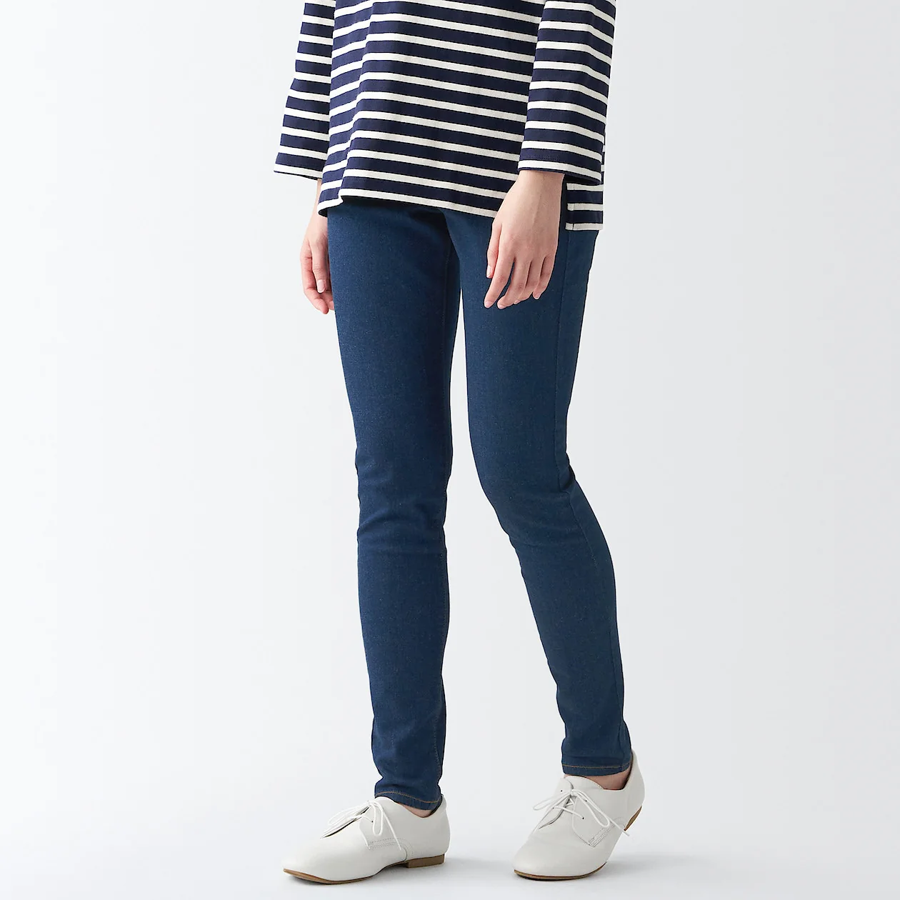 Women's Super Stretch Denim Skinny Pants Blue (L 30inch / 75cm) - Image 3