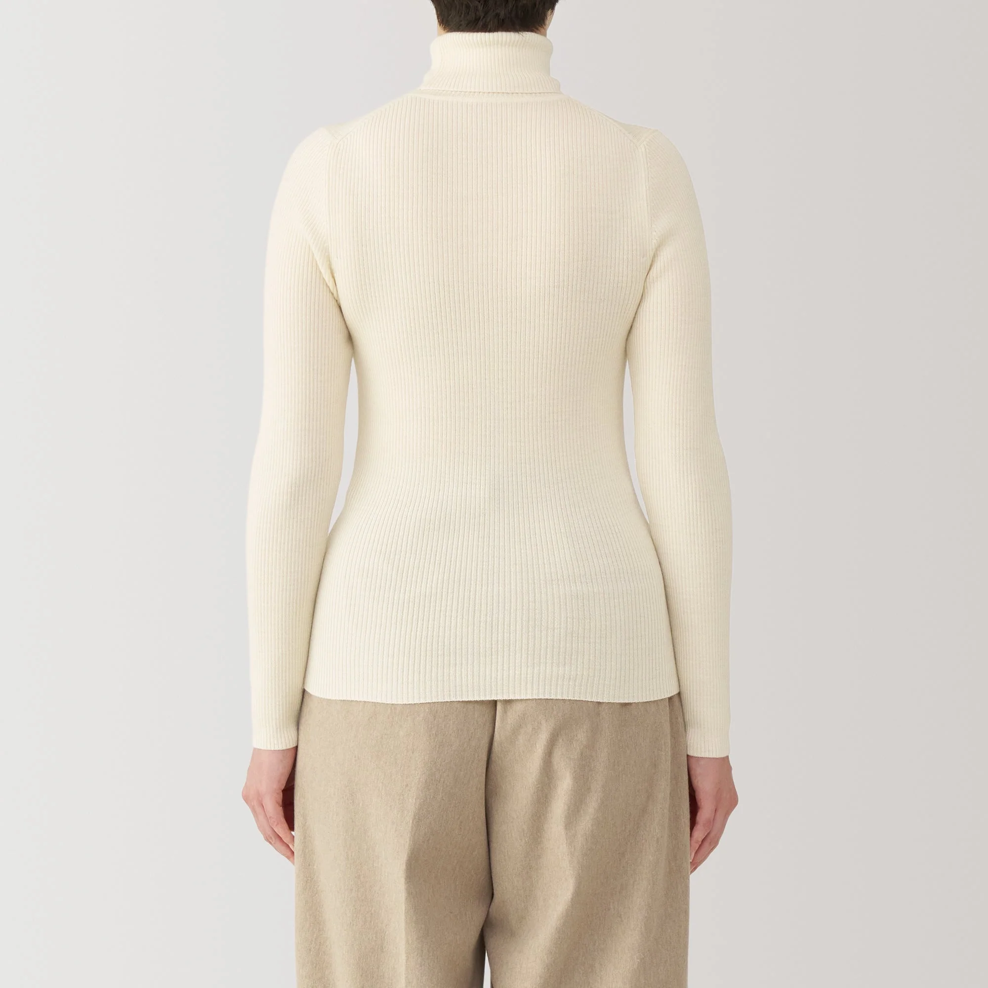 Women's Washable High Gauge Turtleneck Sweater - Image 13
