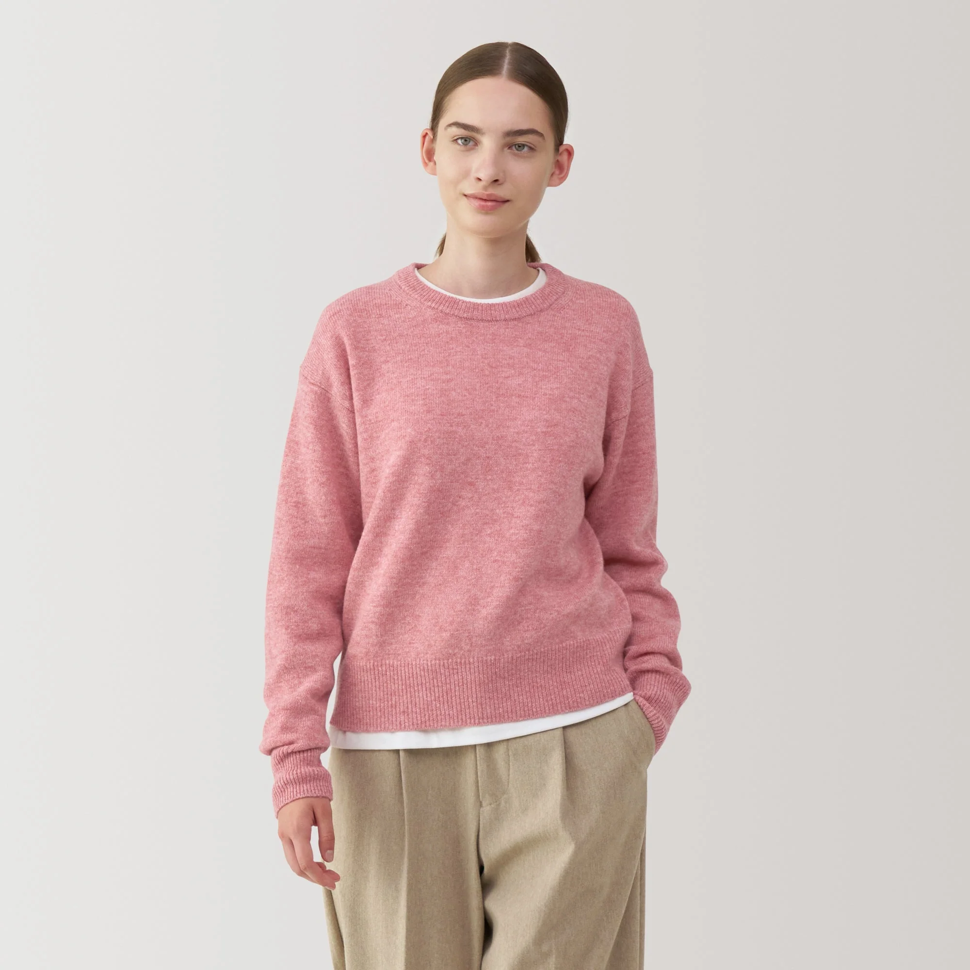 Women's Washable Mid-Gauge Crewneck Sweater