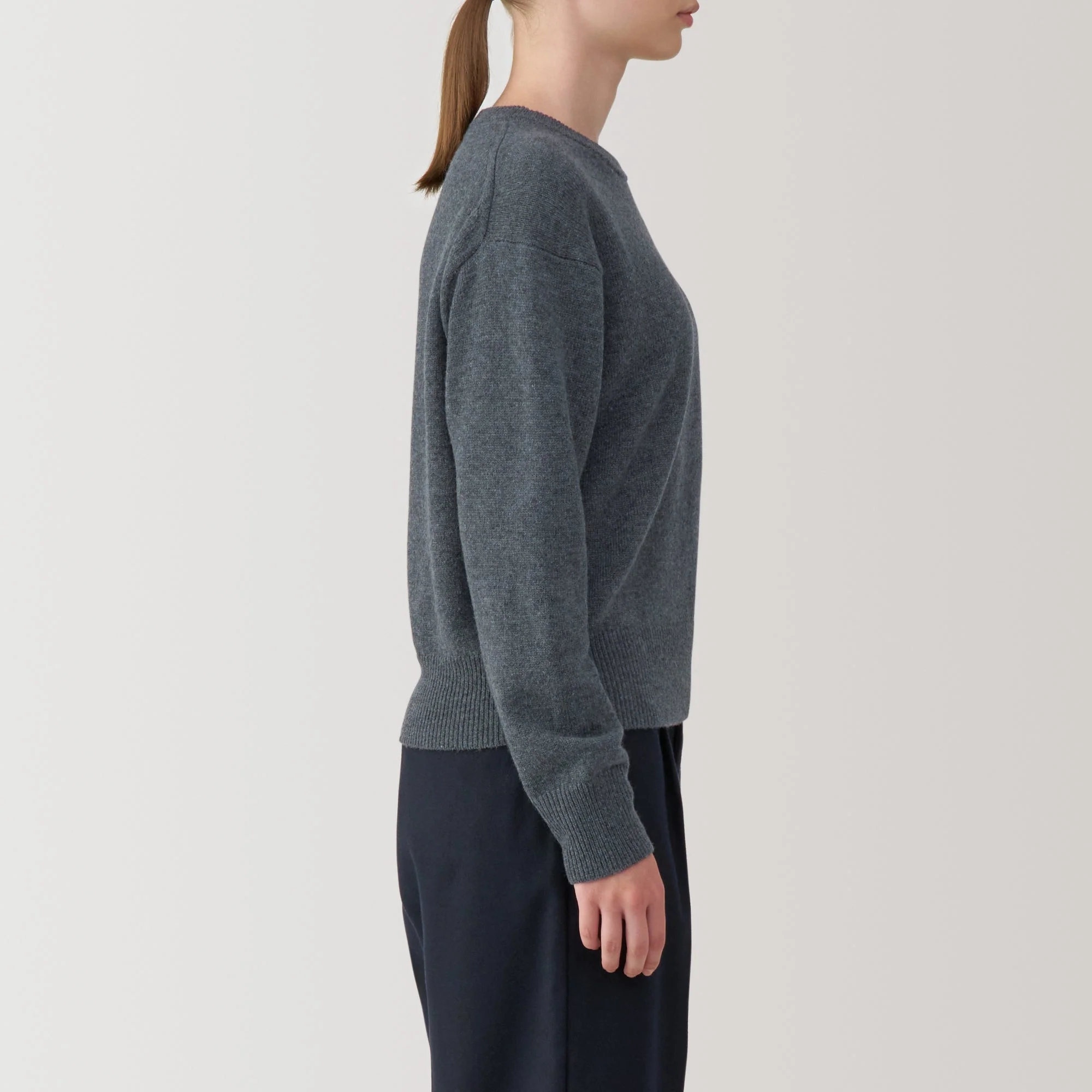 Women's Washable Mid-Gauge Crewneck Sweater - Image 12