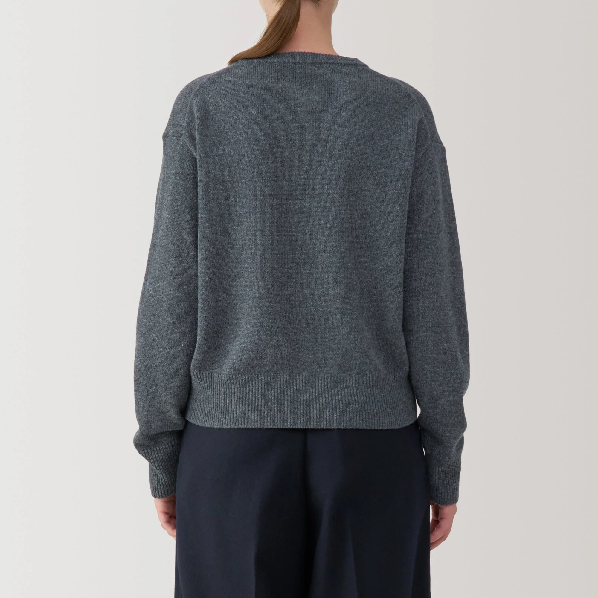 Women's Washable Mid-Gauge Crewneck Sweater - Image 13