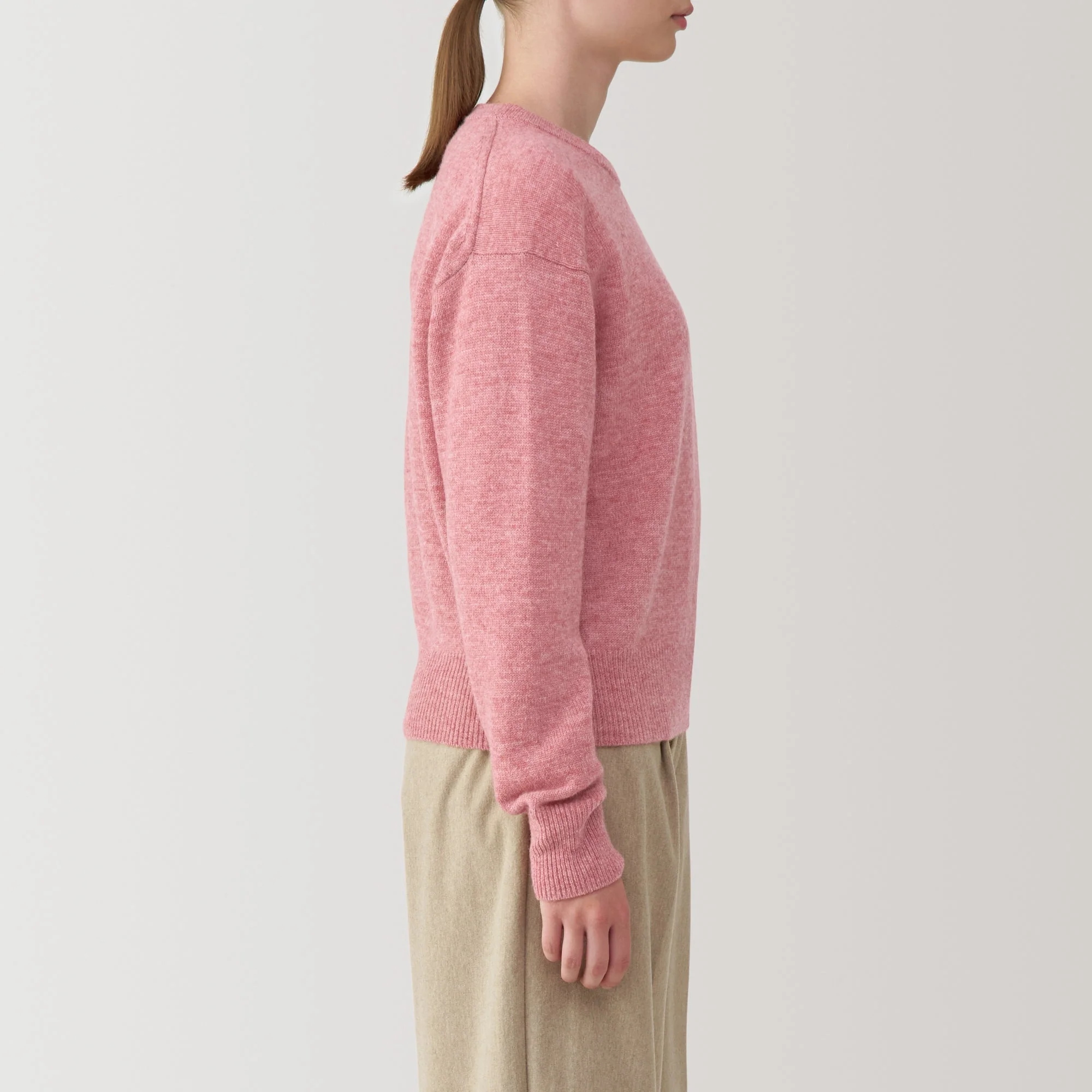 Women's Washable Mid-Gauge Crewneck Sweater - Image 5