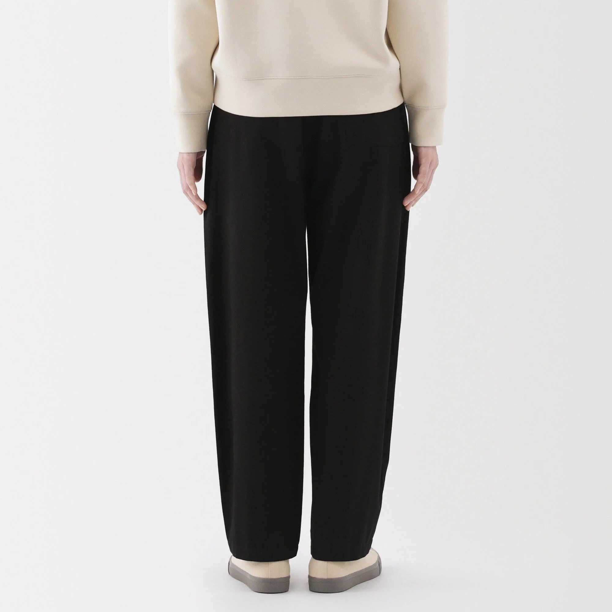 Women's Washed Cotton Easy Tapered Pants - Image 6