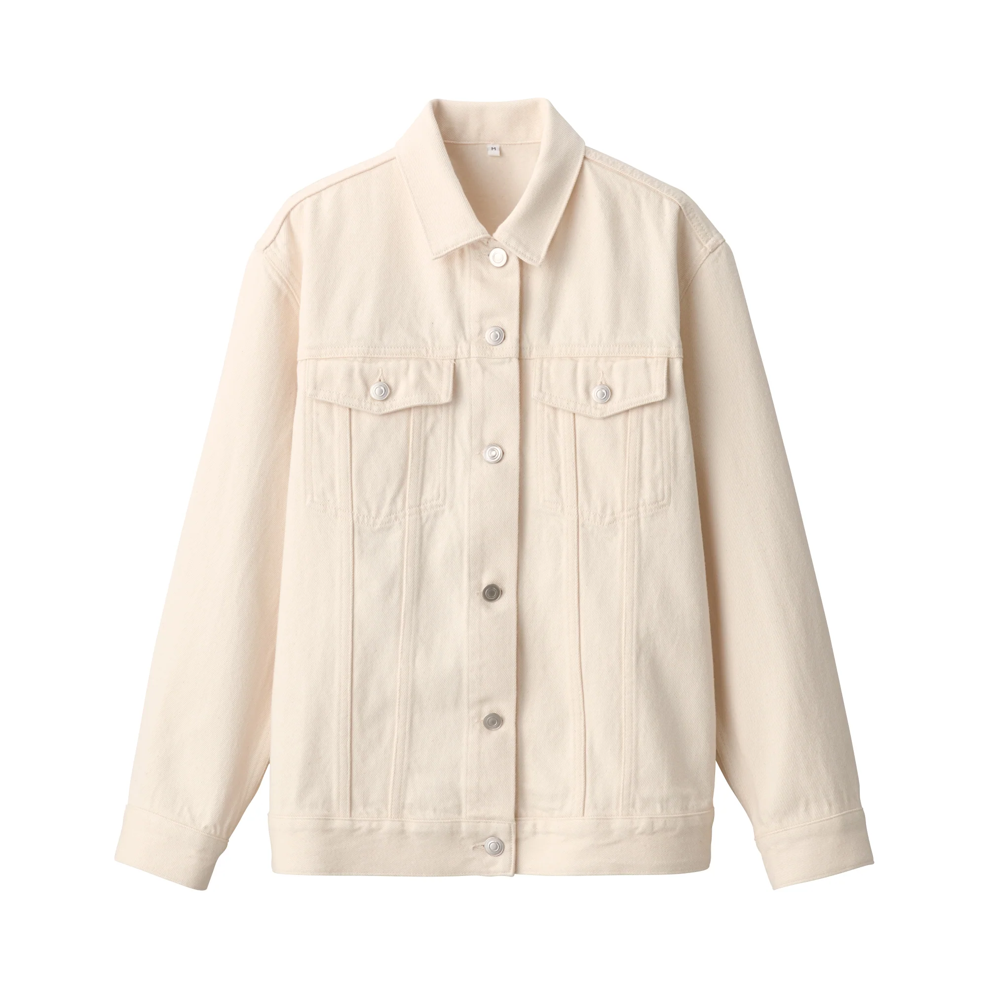 Women's Washed Denim Jacket - Natural - Image 2