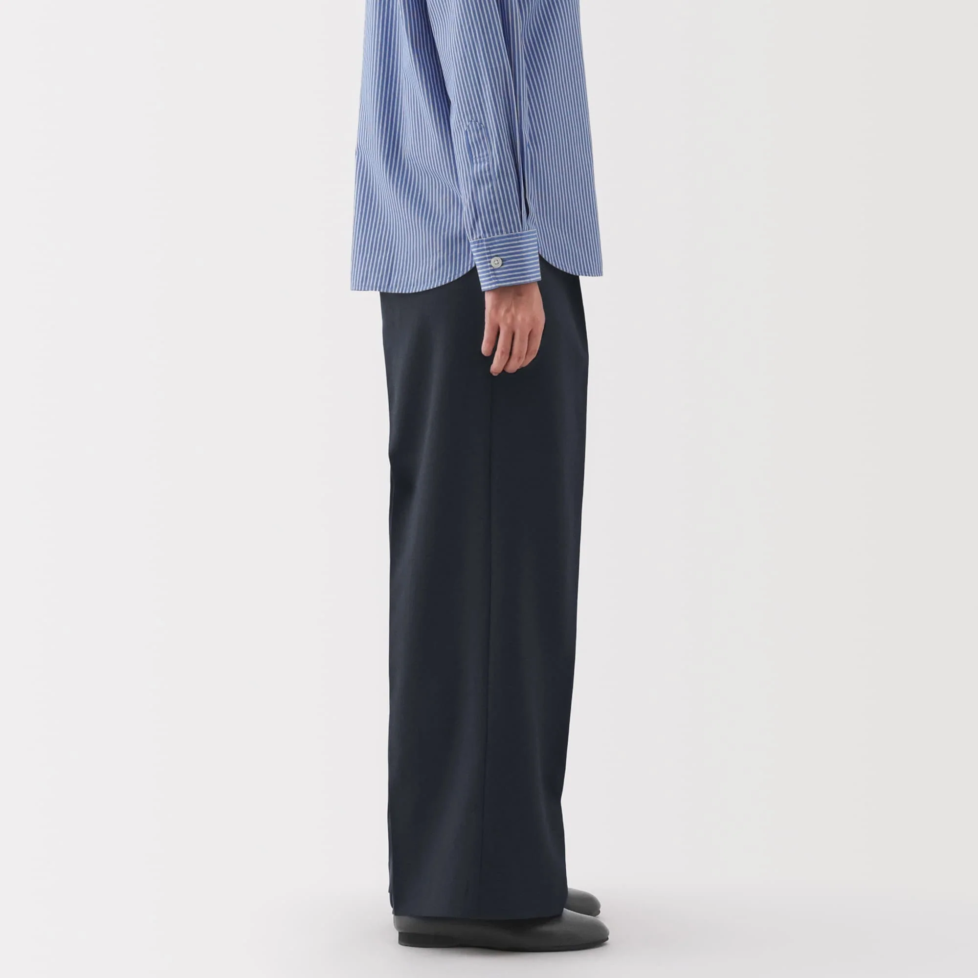Women's Water Repellent Pleated Straight Pants - Image 35