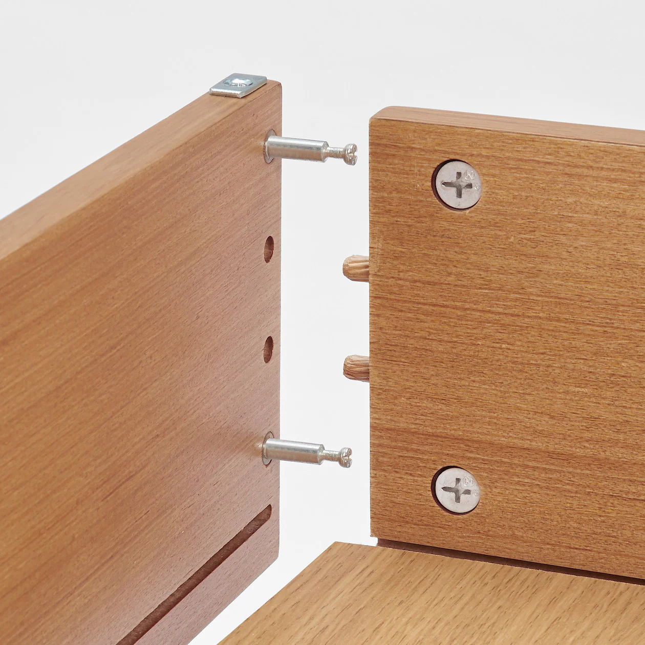 [HD] Wooden Bed Storage Box with Divider - Image 6