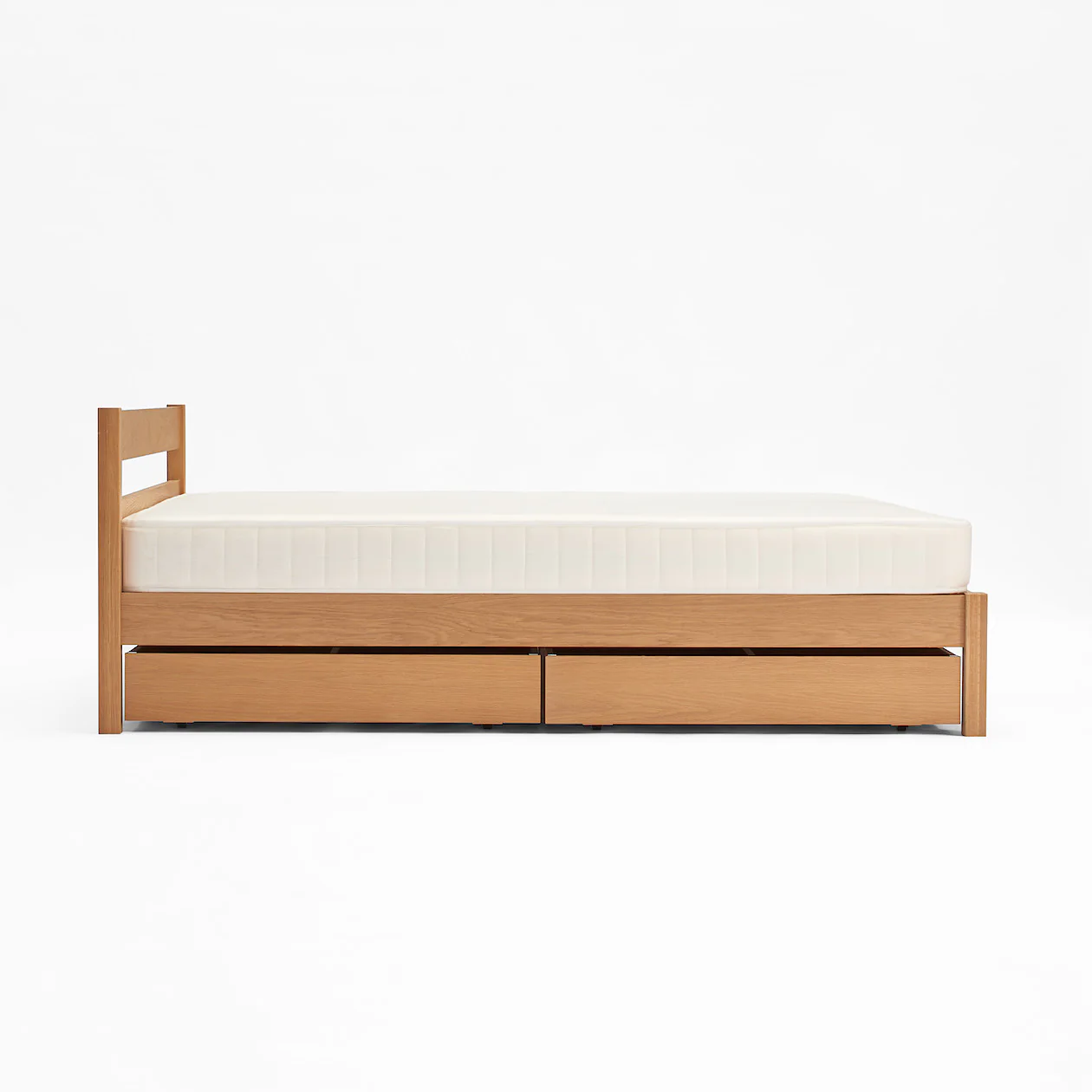 [HD] Wooden Bed Storage Box with Divider - Image 7