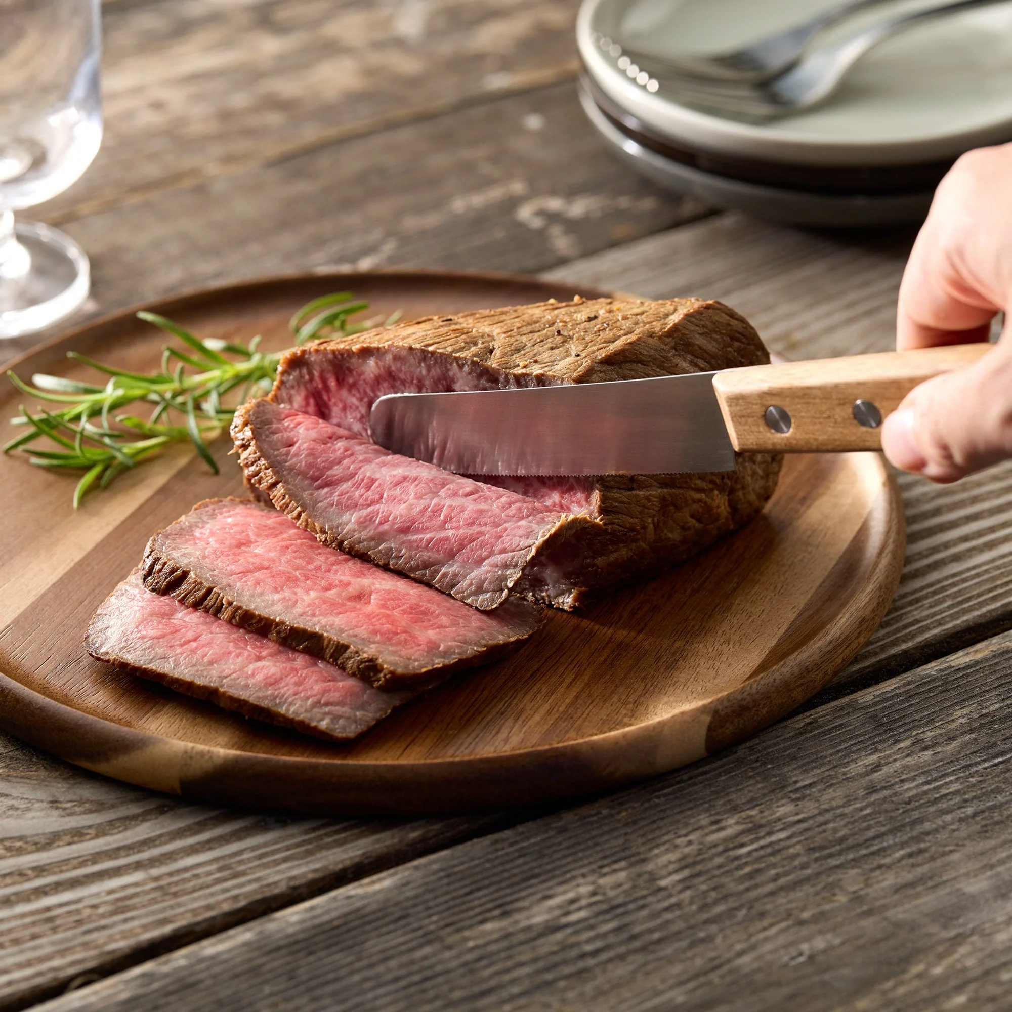 Wooden Handle Flexible Table Knife - Image 8