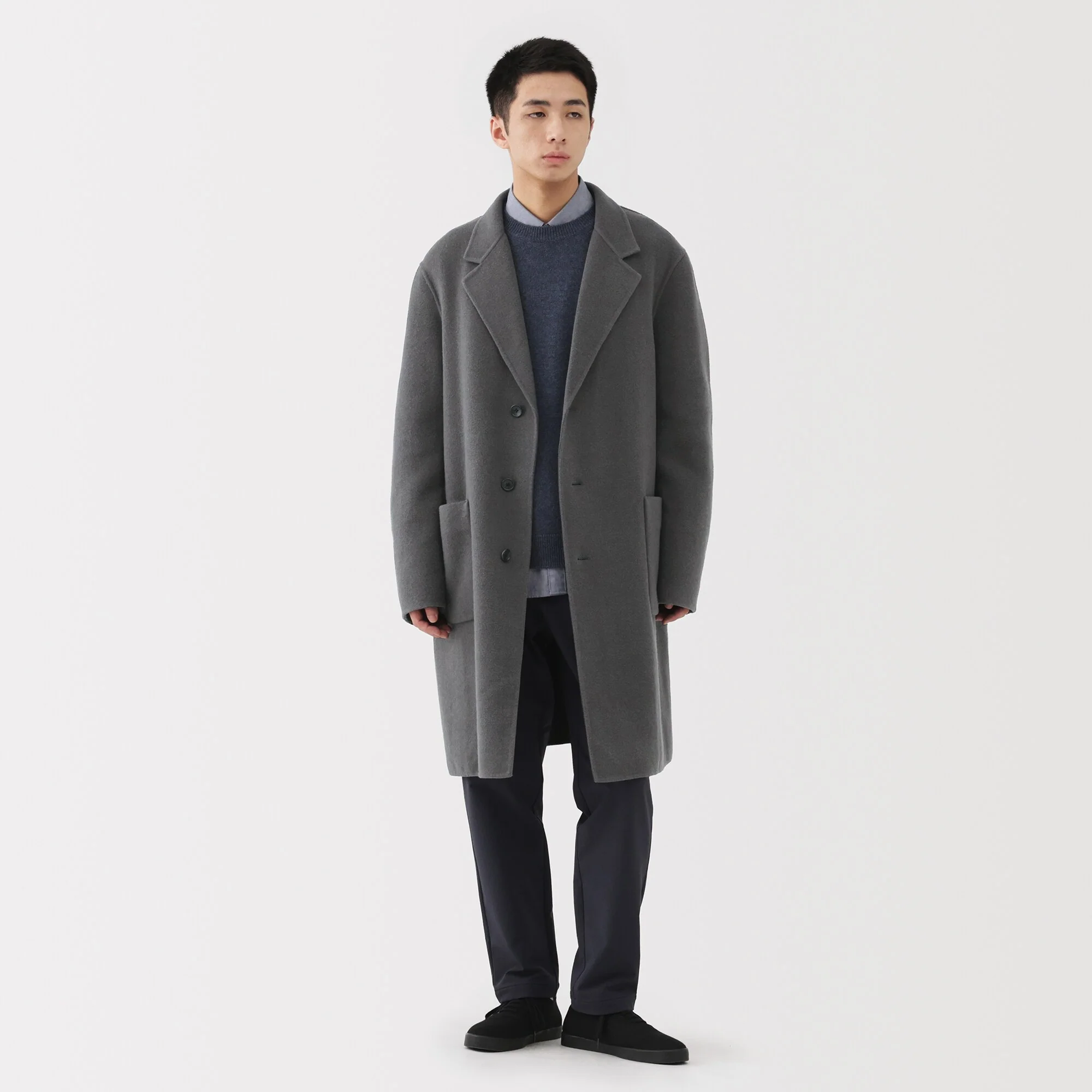 Wool Blend Chester Coat - Image 22