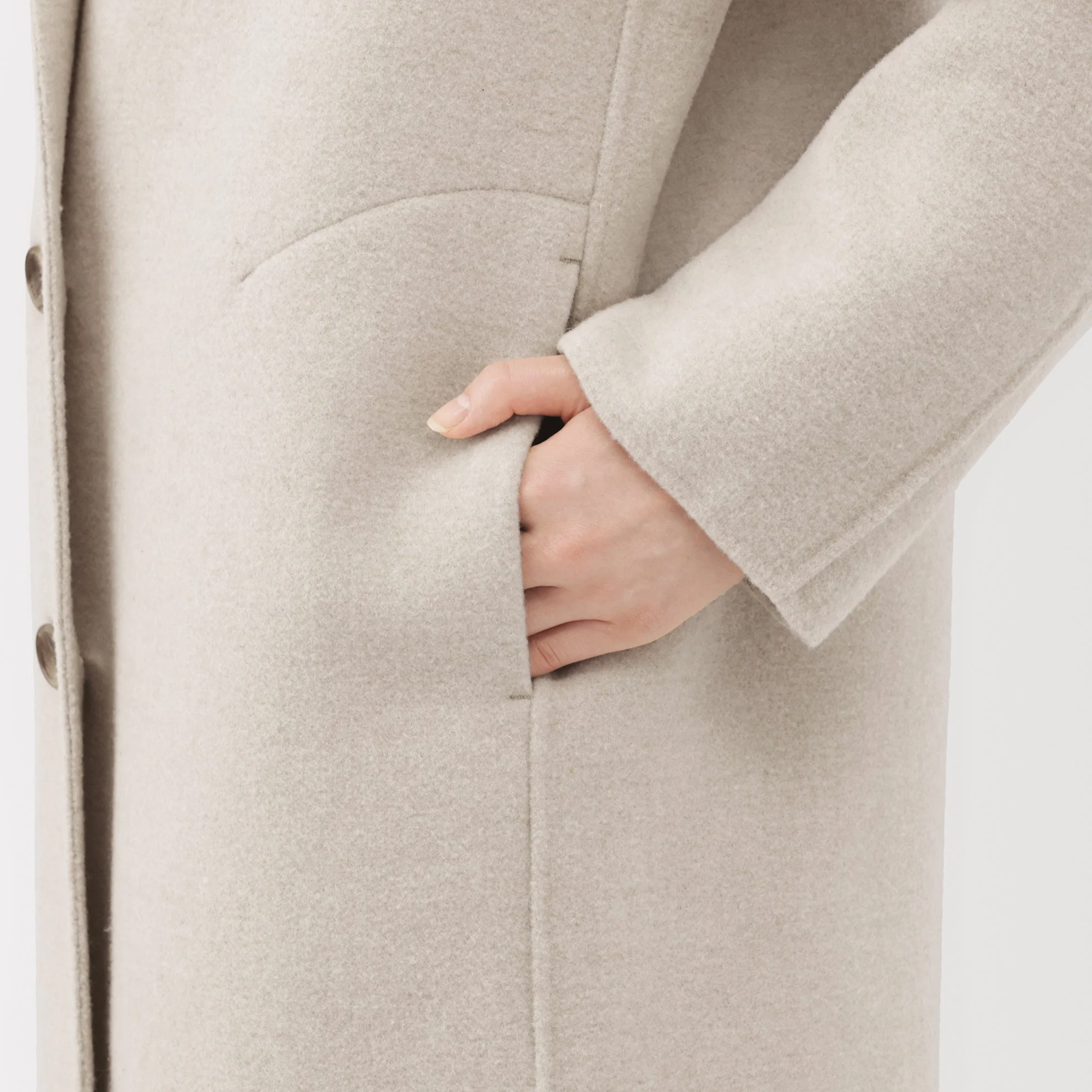 Wool Blend Chester Coat - Image 8
