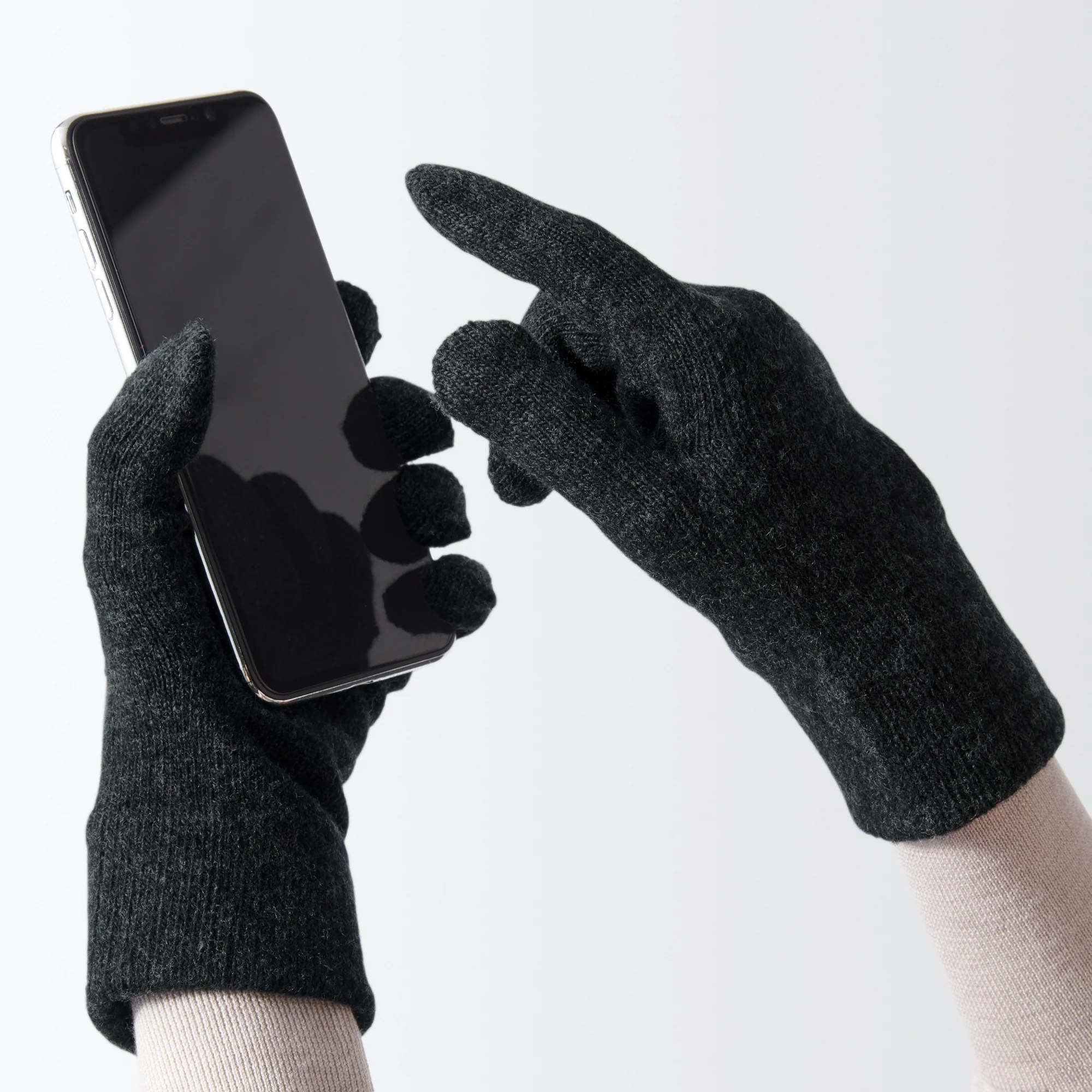 Wool Blend Touchscreen Gloves