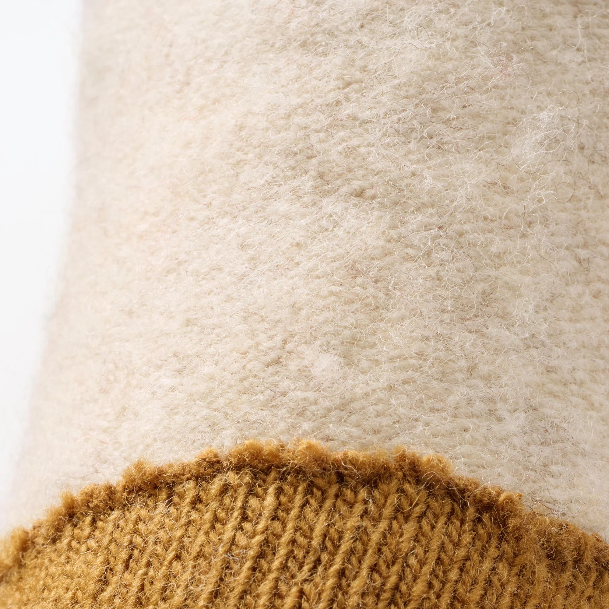 Wool Blend Touchscreen Bicolor Gloves - Image 6