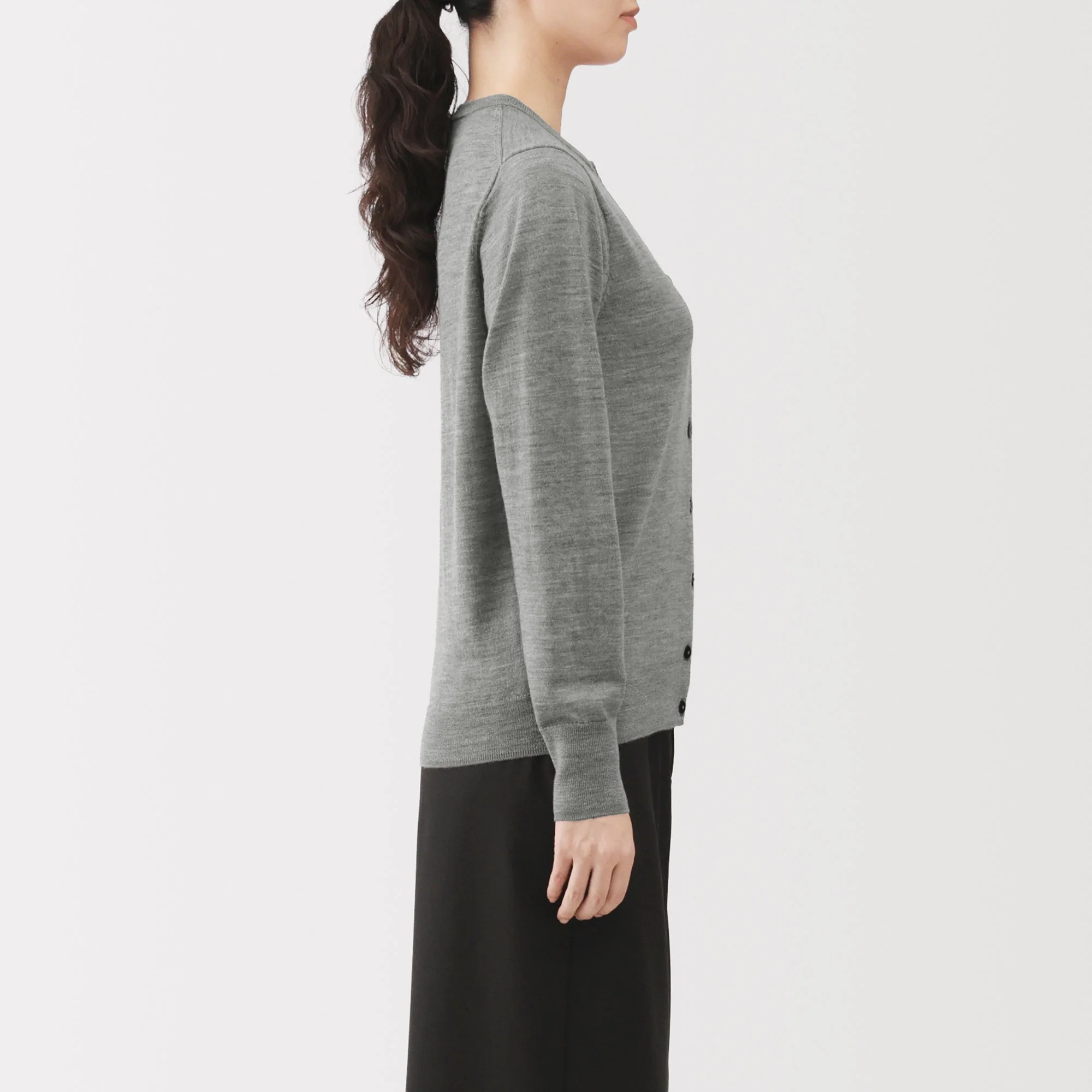 Wool Crewneck Cardigan - Image 26