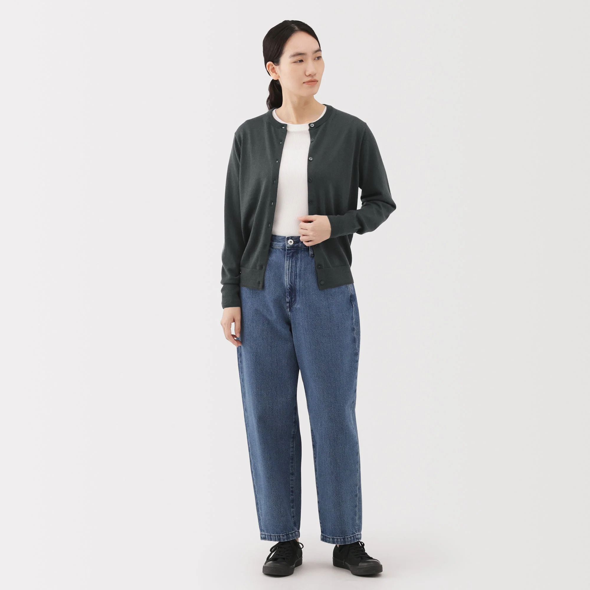 Wool Crewneck Cardigan - Image 32