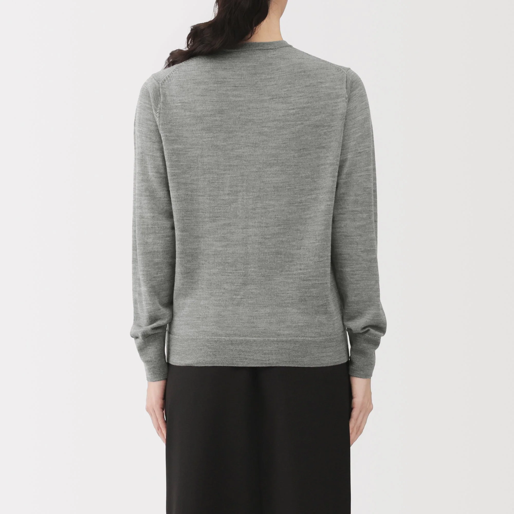 Wool Crewneck Cardigan - Image 34