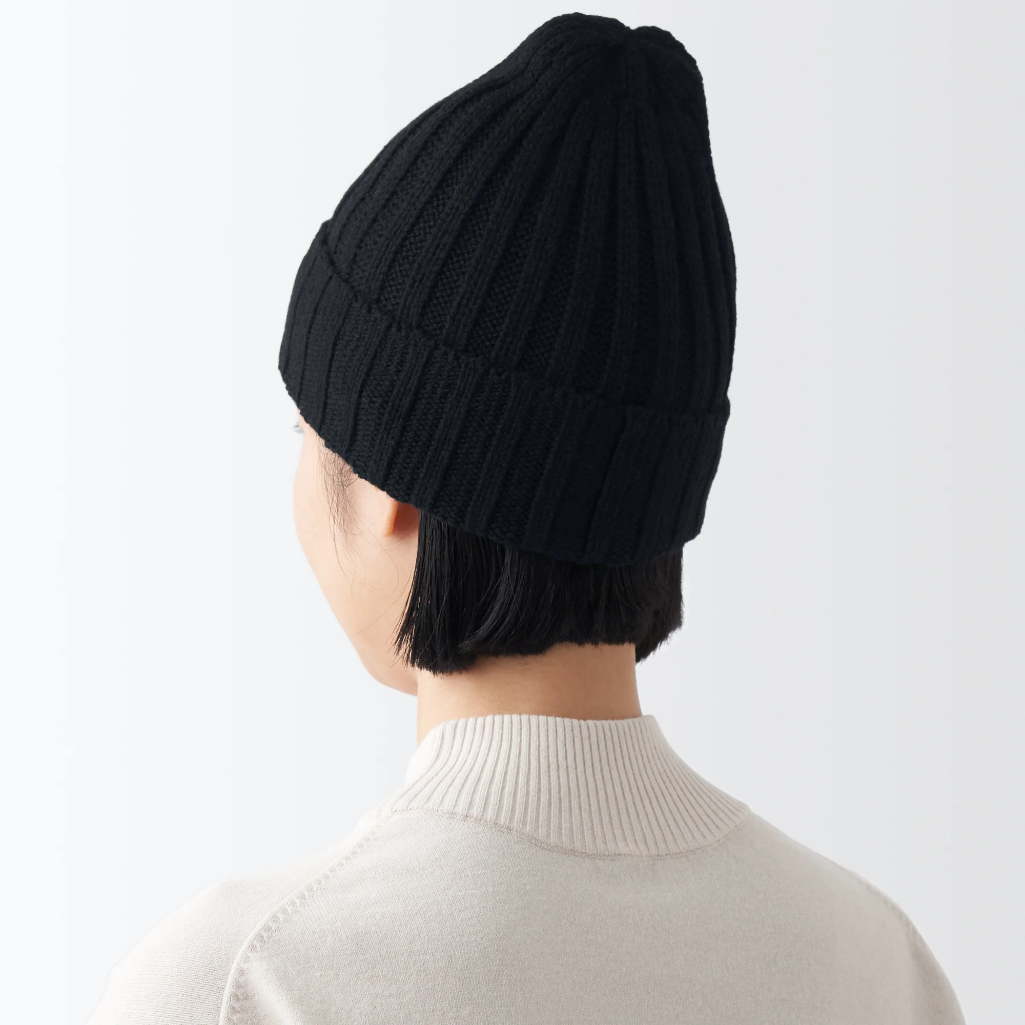 Wool Ribbed Beanie - Image 17