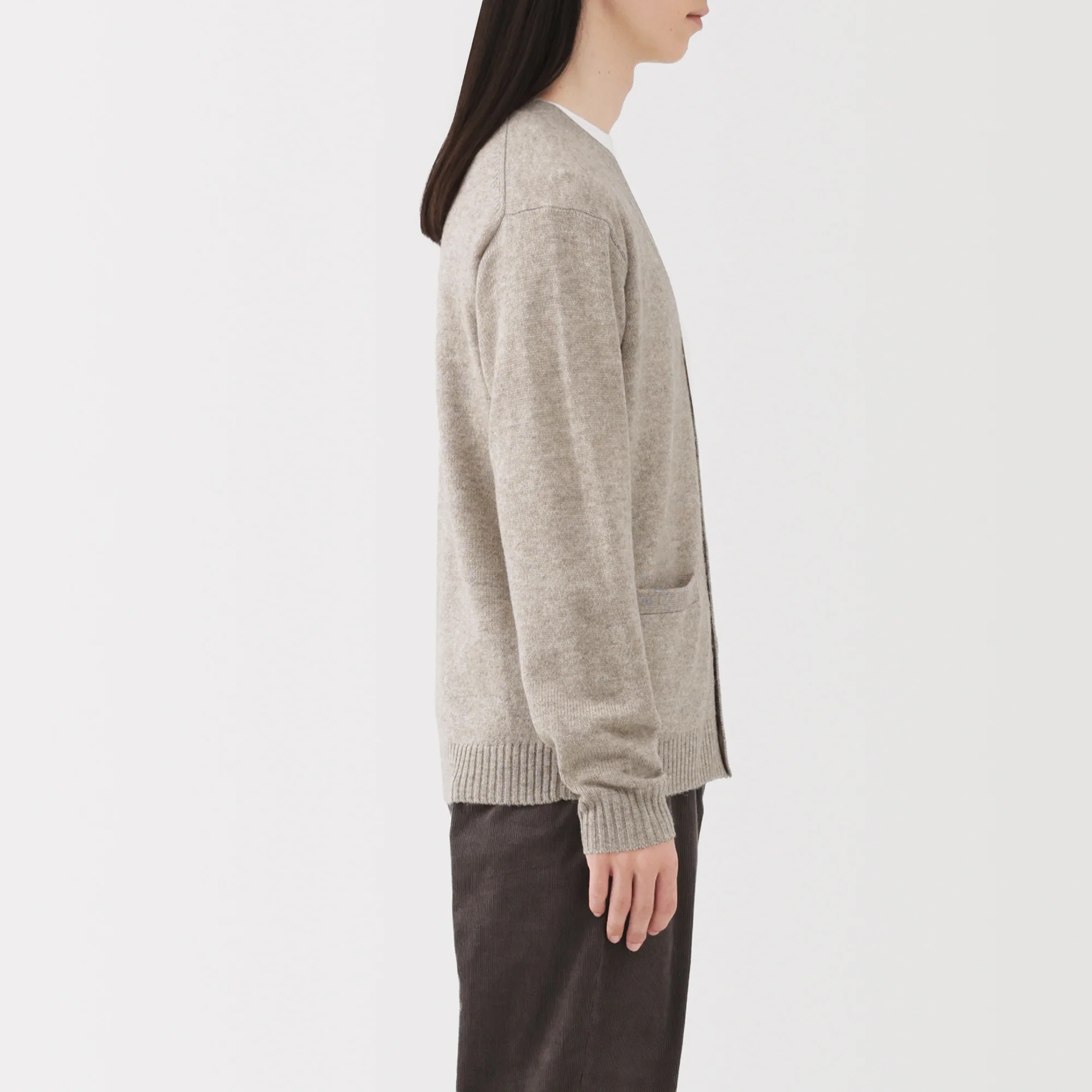 Wool V-Neck Cardigan - Image 45