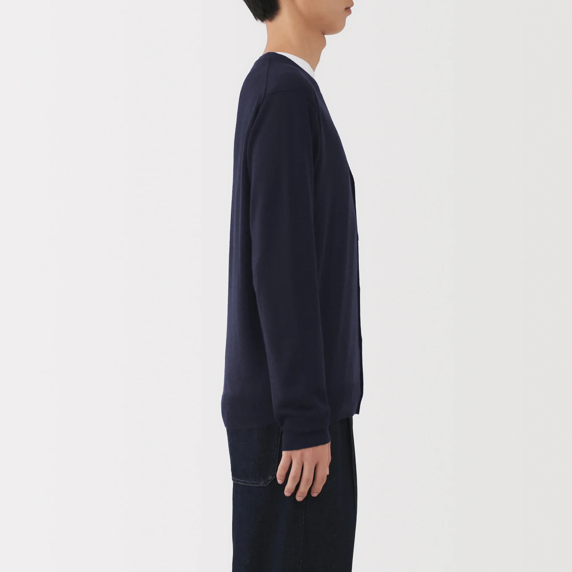 Wool V-Neck Cardigan - Image 19
