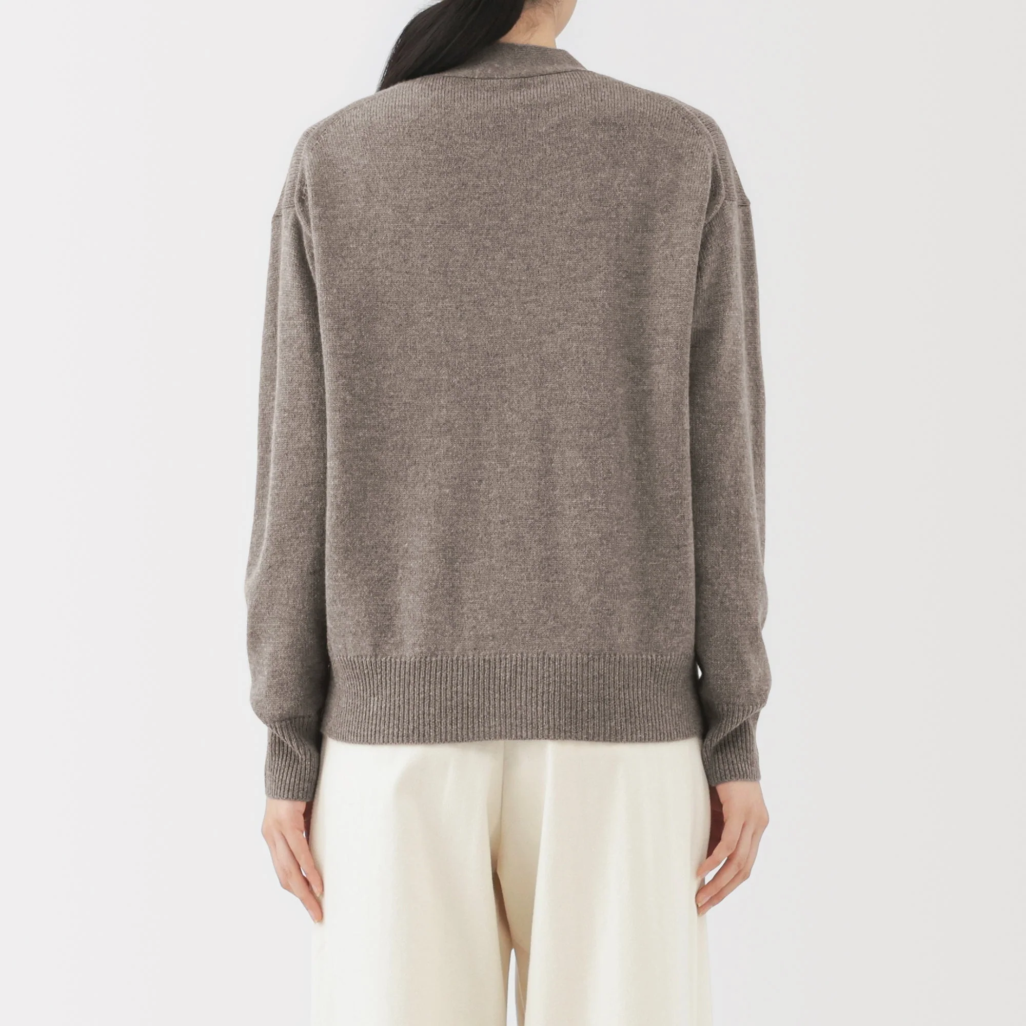 Wool V-Neck Cardigan - Image 54