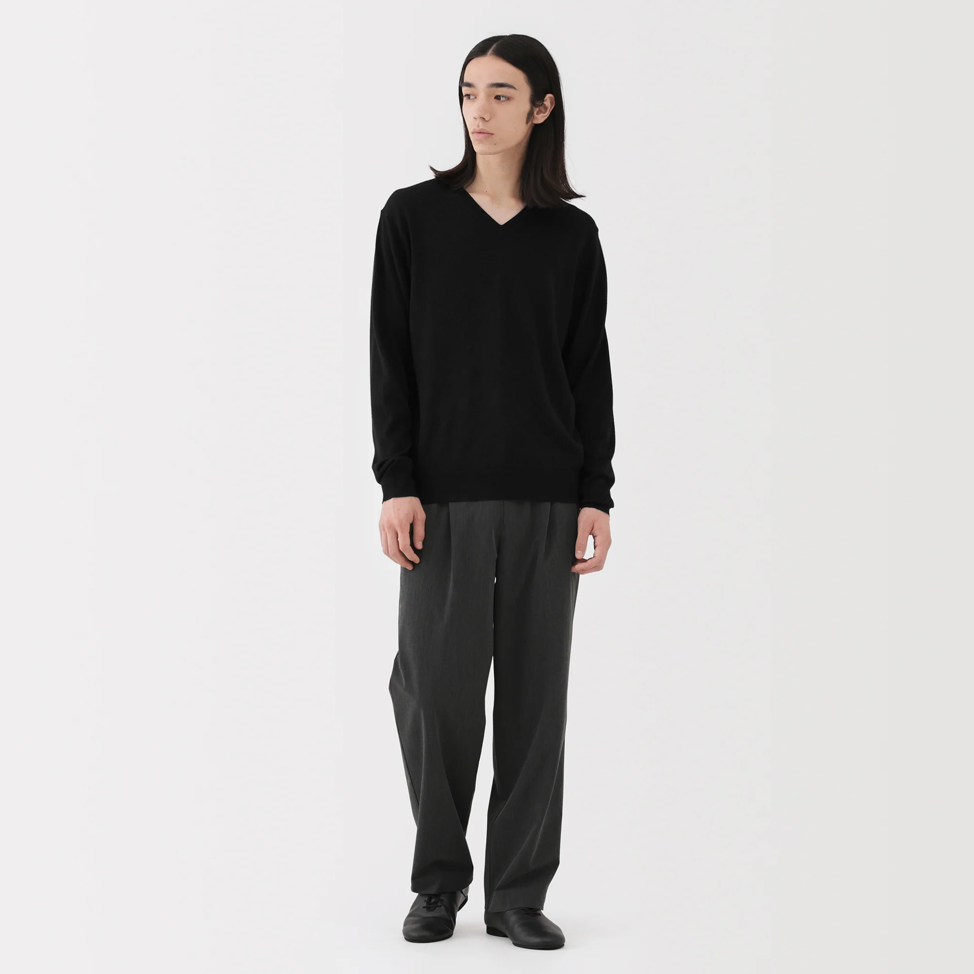 Wool V-Neck Sweater - Image 18