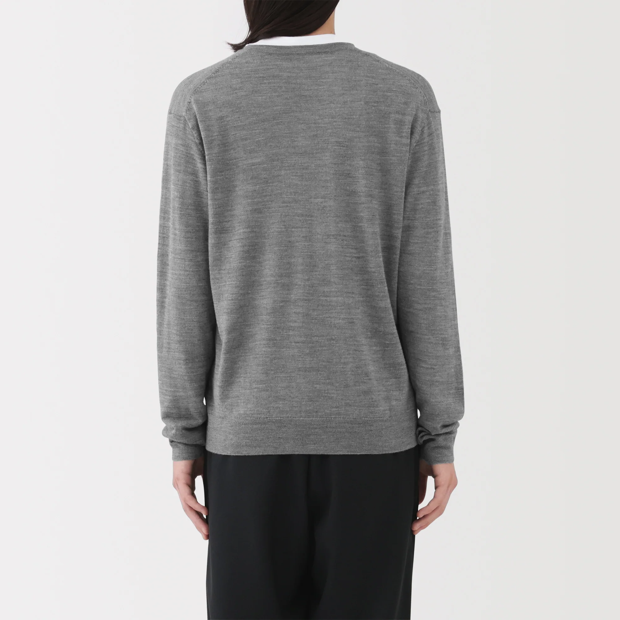 Wool V-Neck Sweater - Image 6