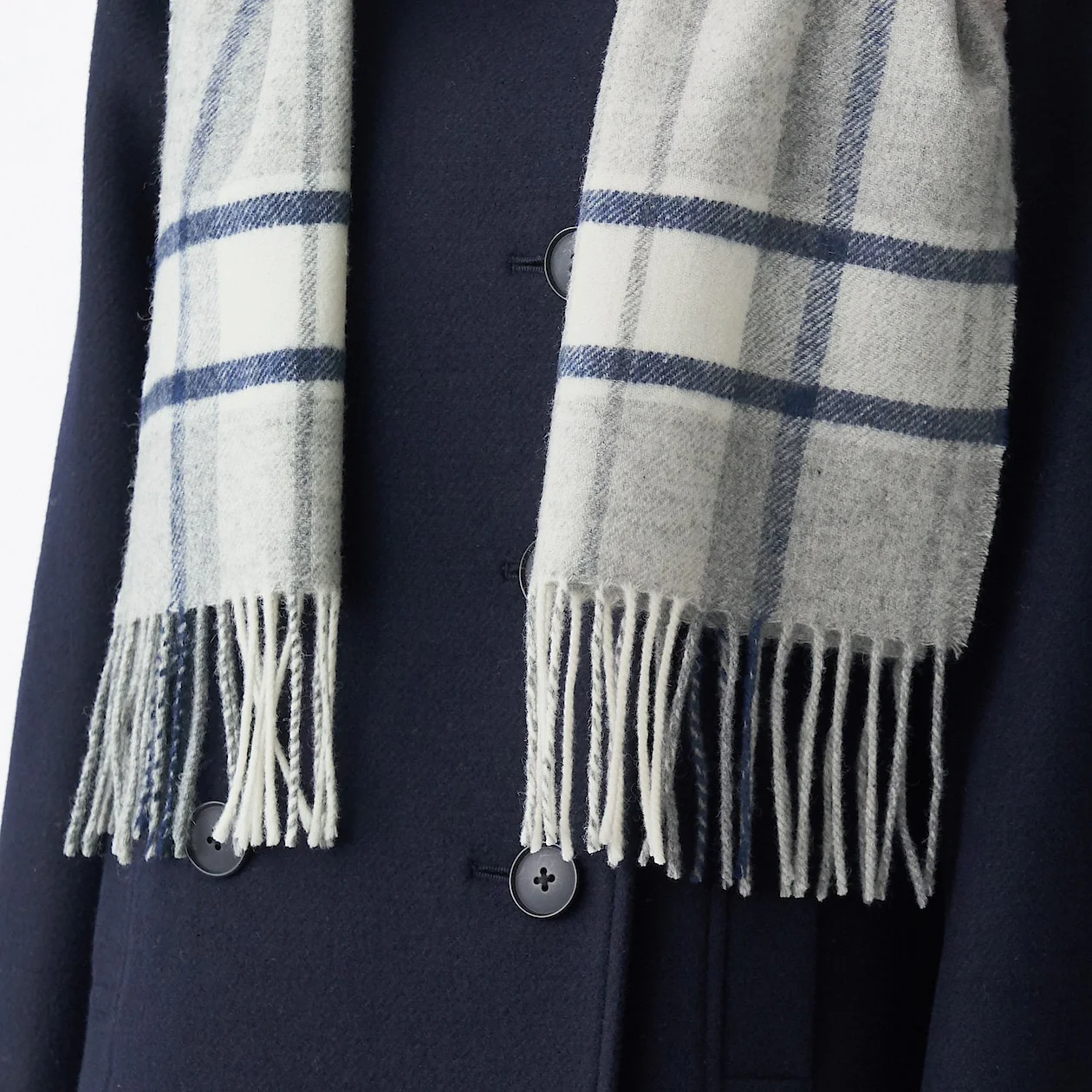 Wool Woven Scarf - Pattern 30x180cm - Image 18