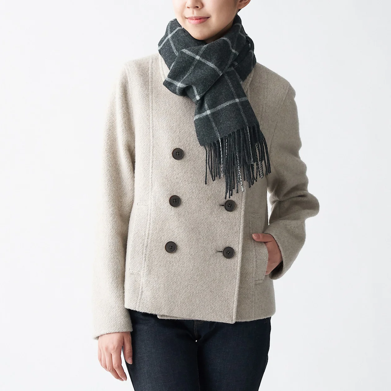Wool Woven Scarf - Pattern 30x180cm - Image 28